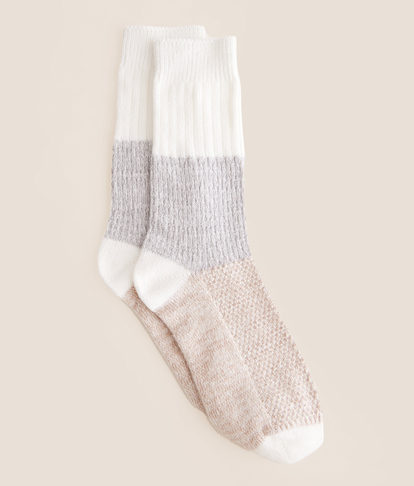 BKE x Muk Luks Color Block Socks - Women's Socks in Fairy Dust