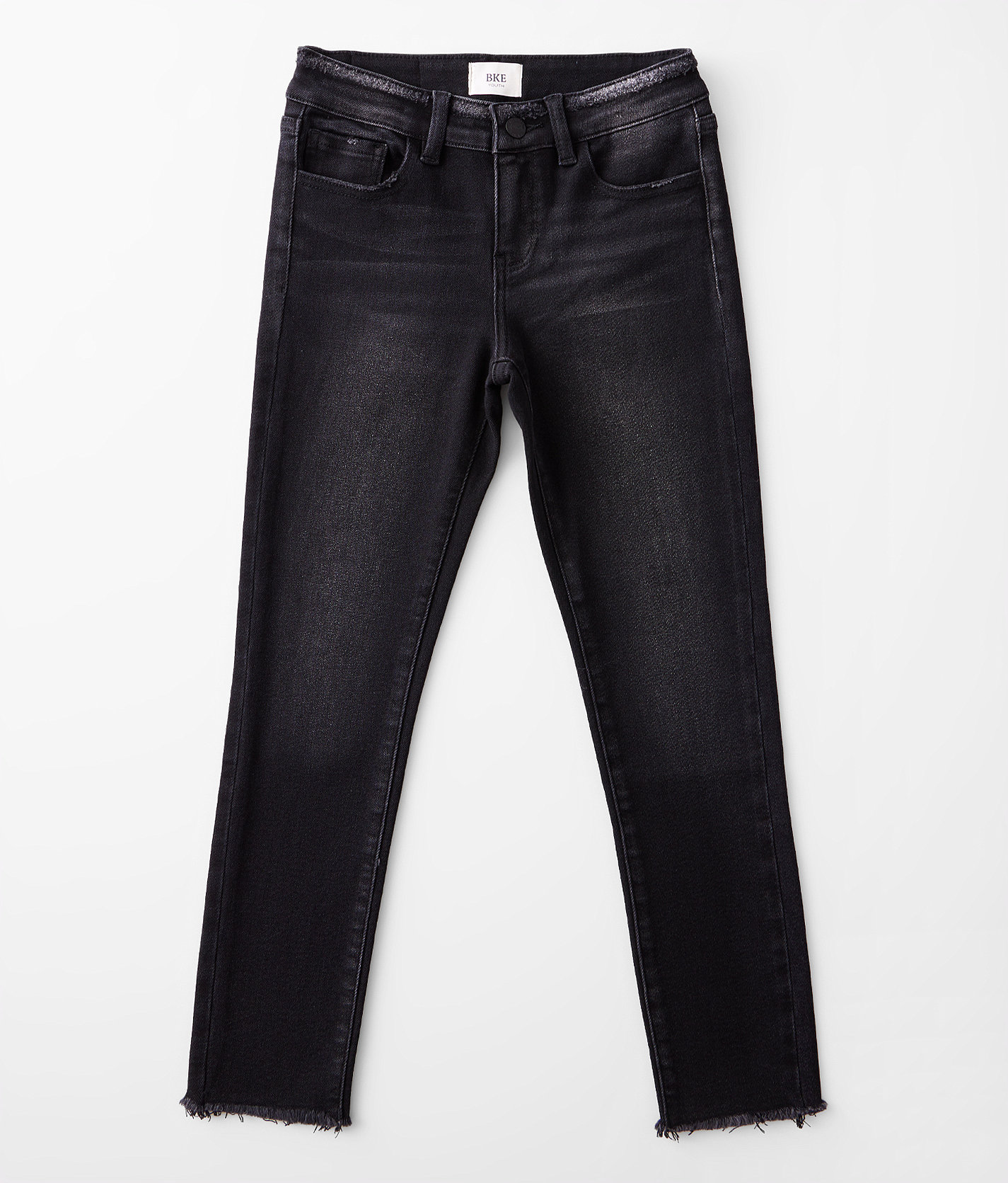 Girls - BKE Mid-Rise Ankle Skinny Stretch Jean - Girl's Jeans in Washed Black