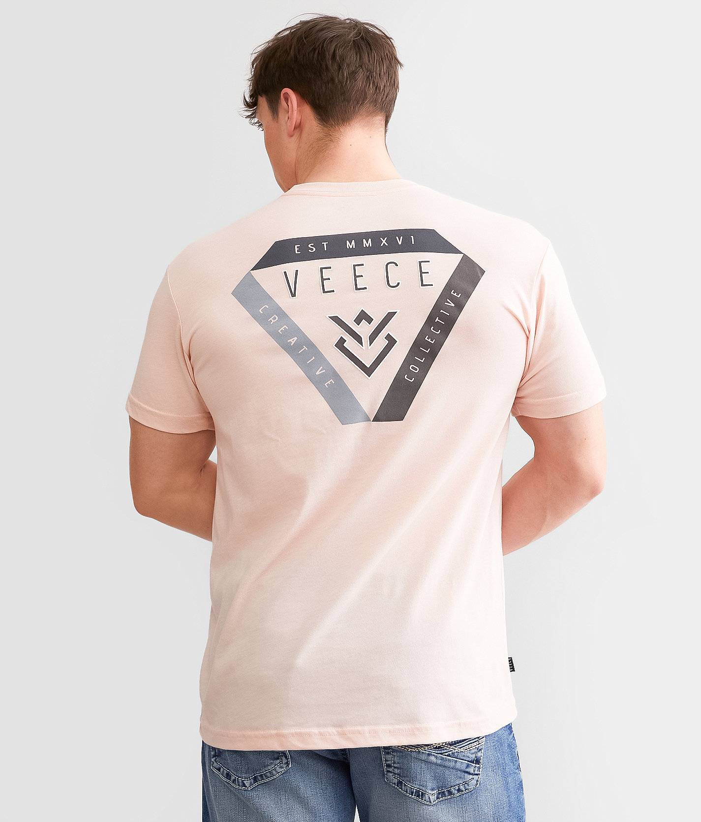 Veece Bottoms Up T-Shirt - Men's T-Shirts in Soft Crepe Heather