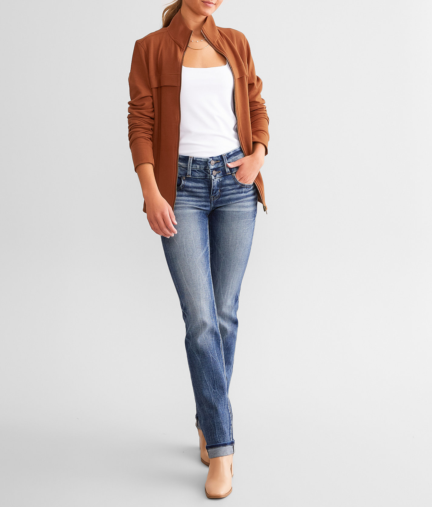 Buckle Black Fit No. 53 Straight Stretch Jean - Women's Jeans in Mclennan