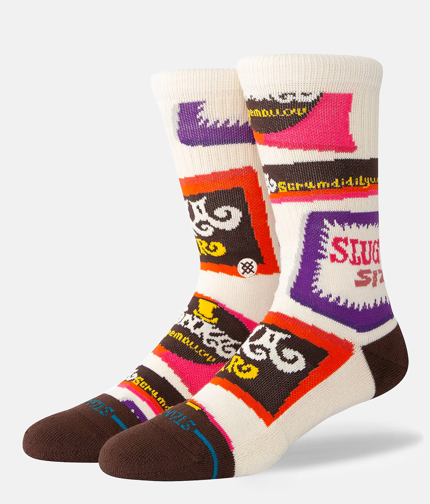 Stance Wonka Bars Socks - Men's Socks in Brown