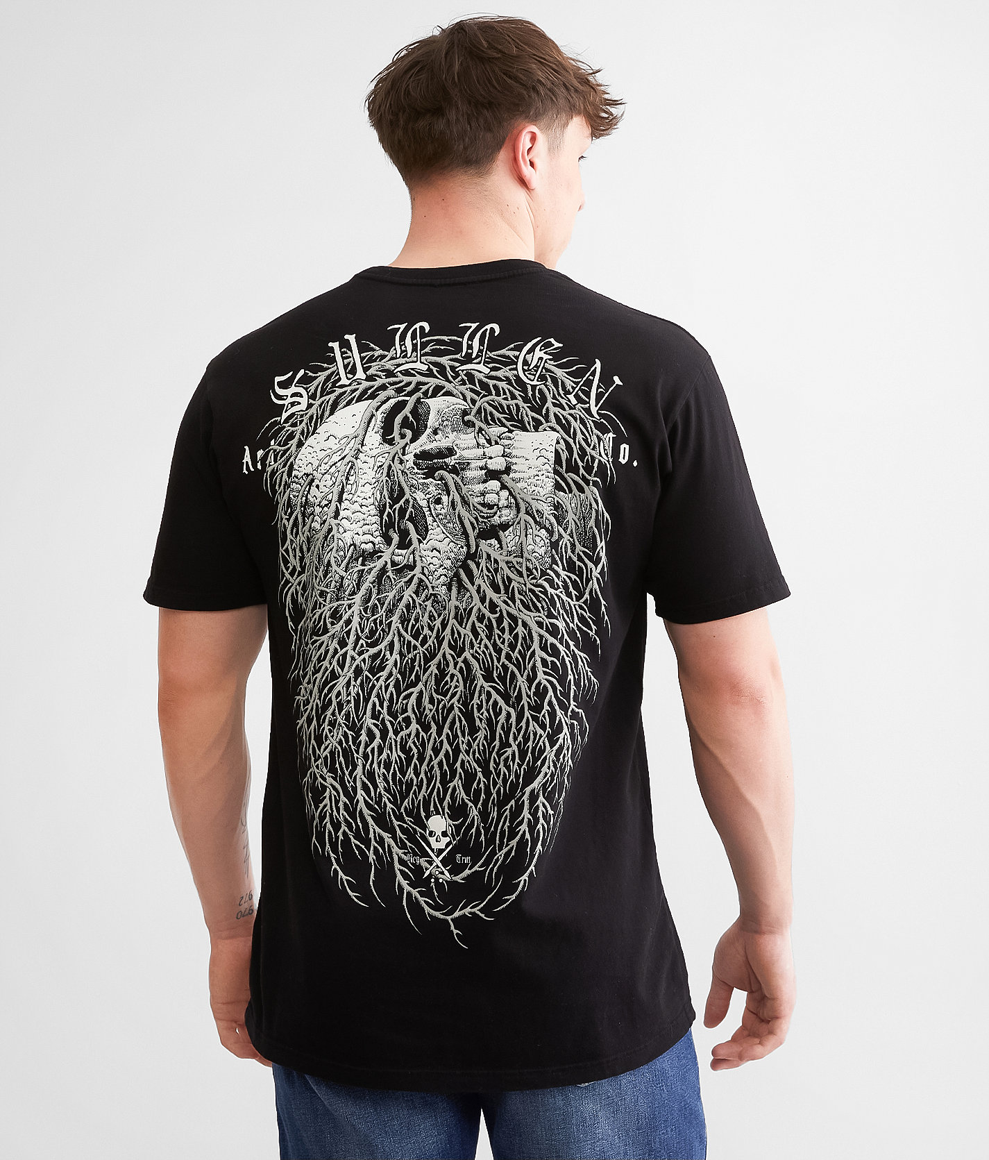 Sullen Rooted T-Shirt - Men's T-Shirts in Jet Black