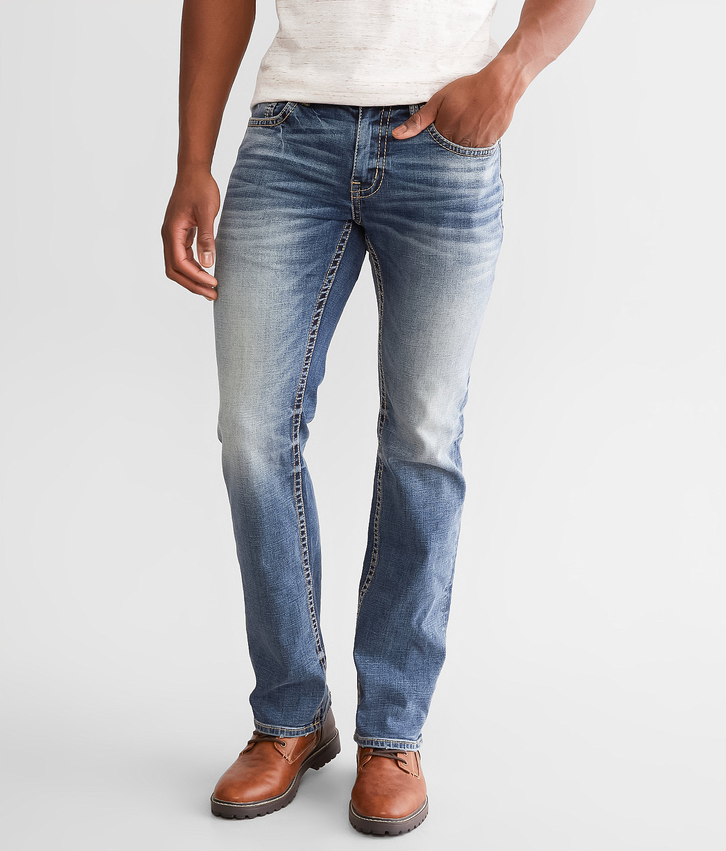 BKE Aiden Boot Stretch Jean - Men's Jeans in Mann 3