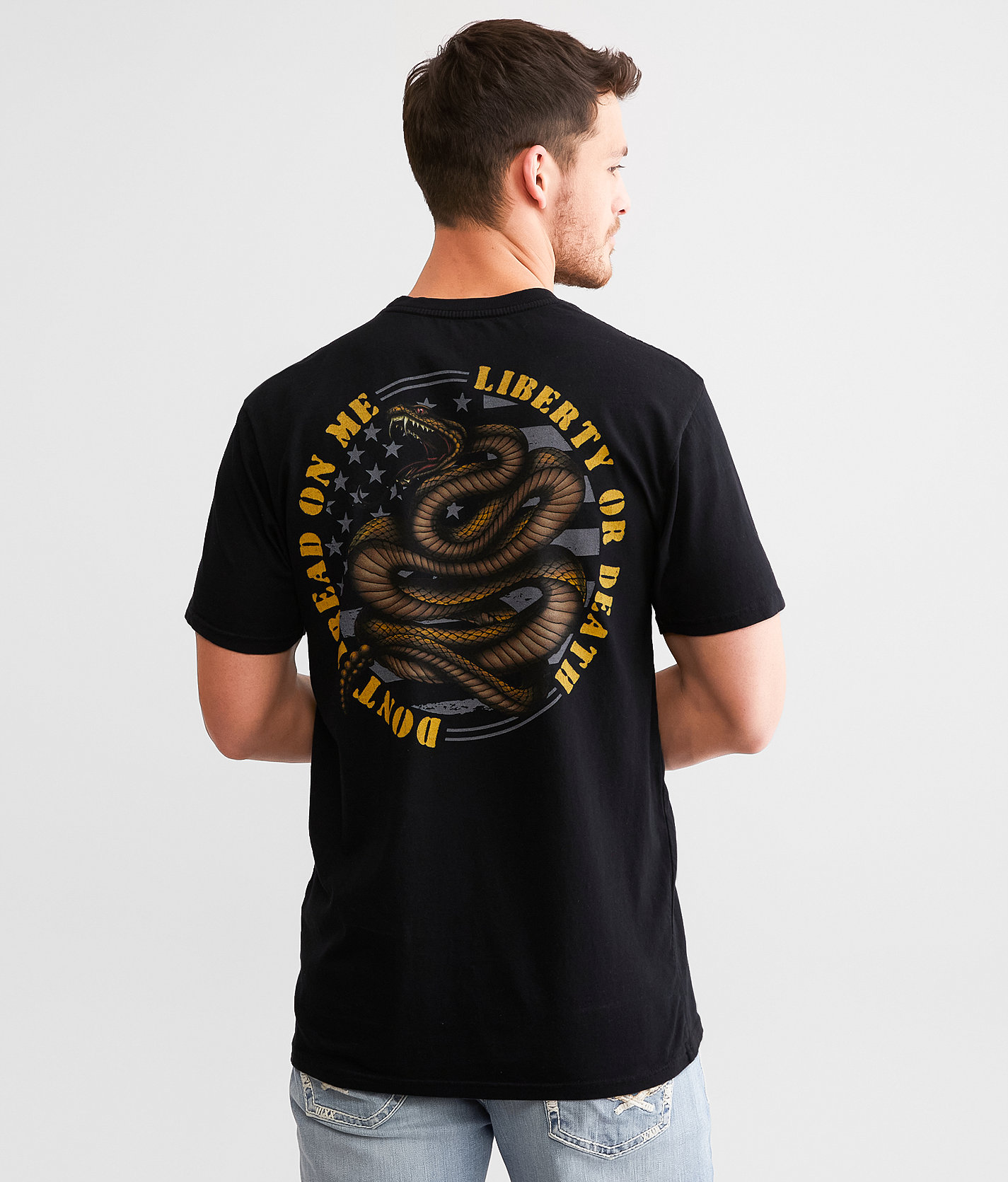 Howitzer Liberty Snake T-Shirt - Men's T-Shirts in Black