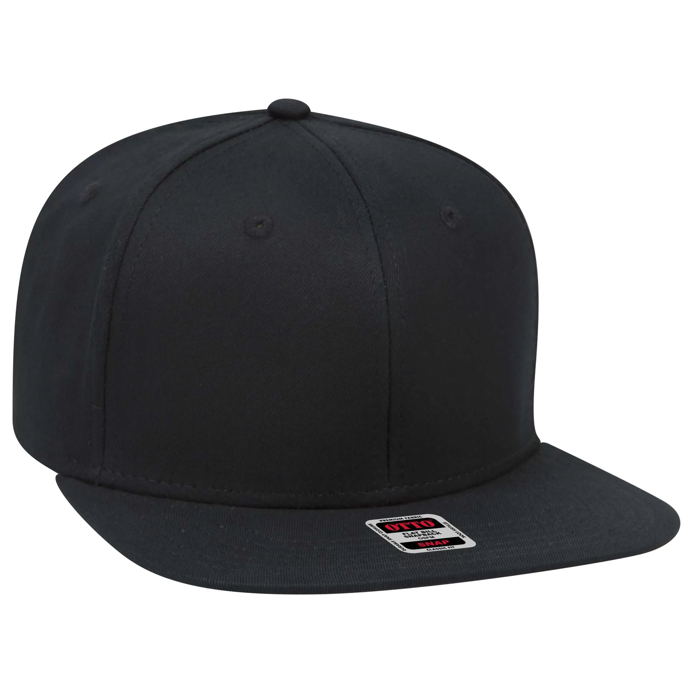 OTTO CAP 148-1197 "OTTO SNAP" 6 Panel Mid Profile Snapback Hat for Adult