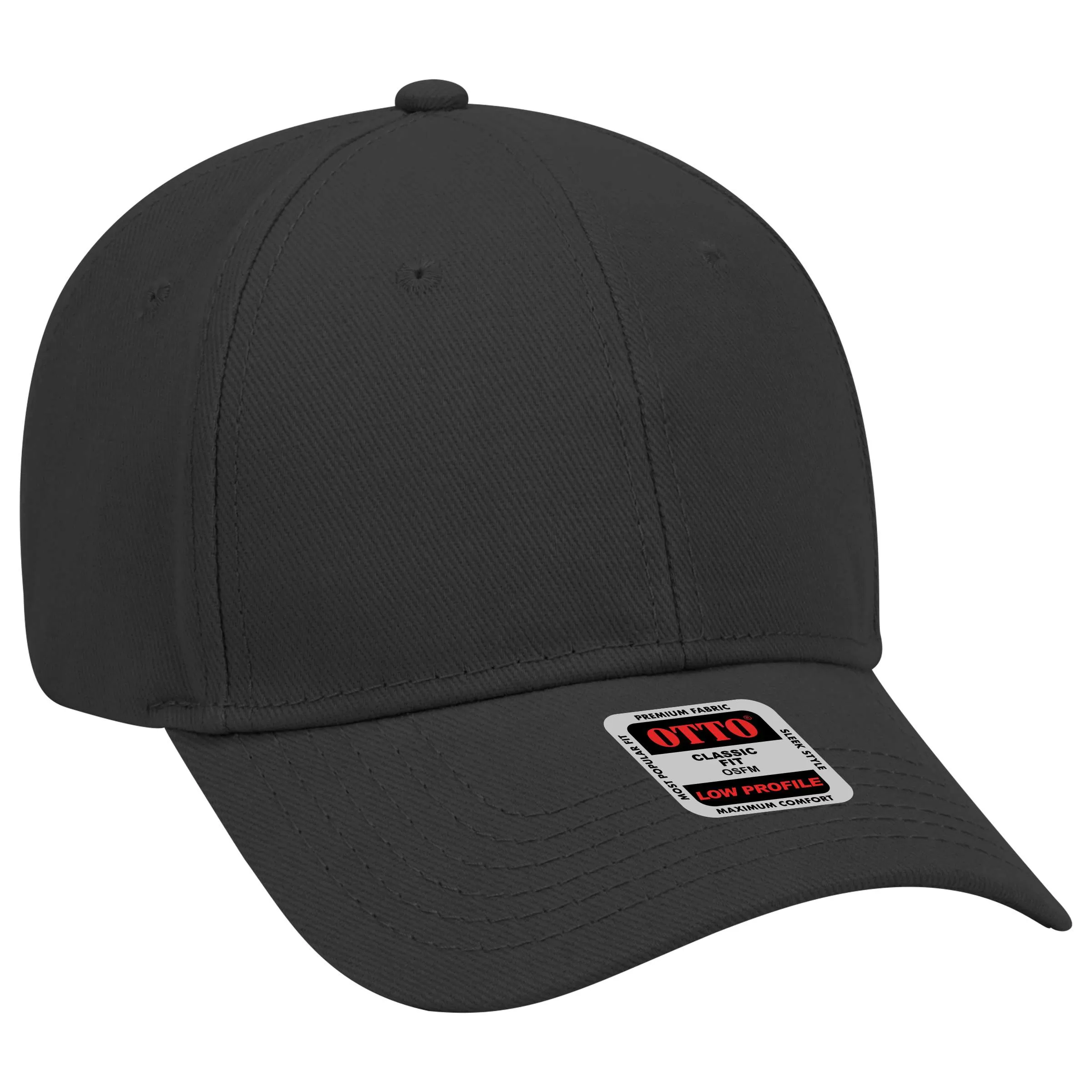 OTTO CAP 19-004 6 Panel Low Profile Baseball Cap for Adult