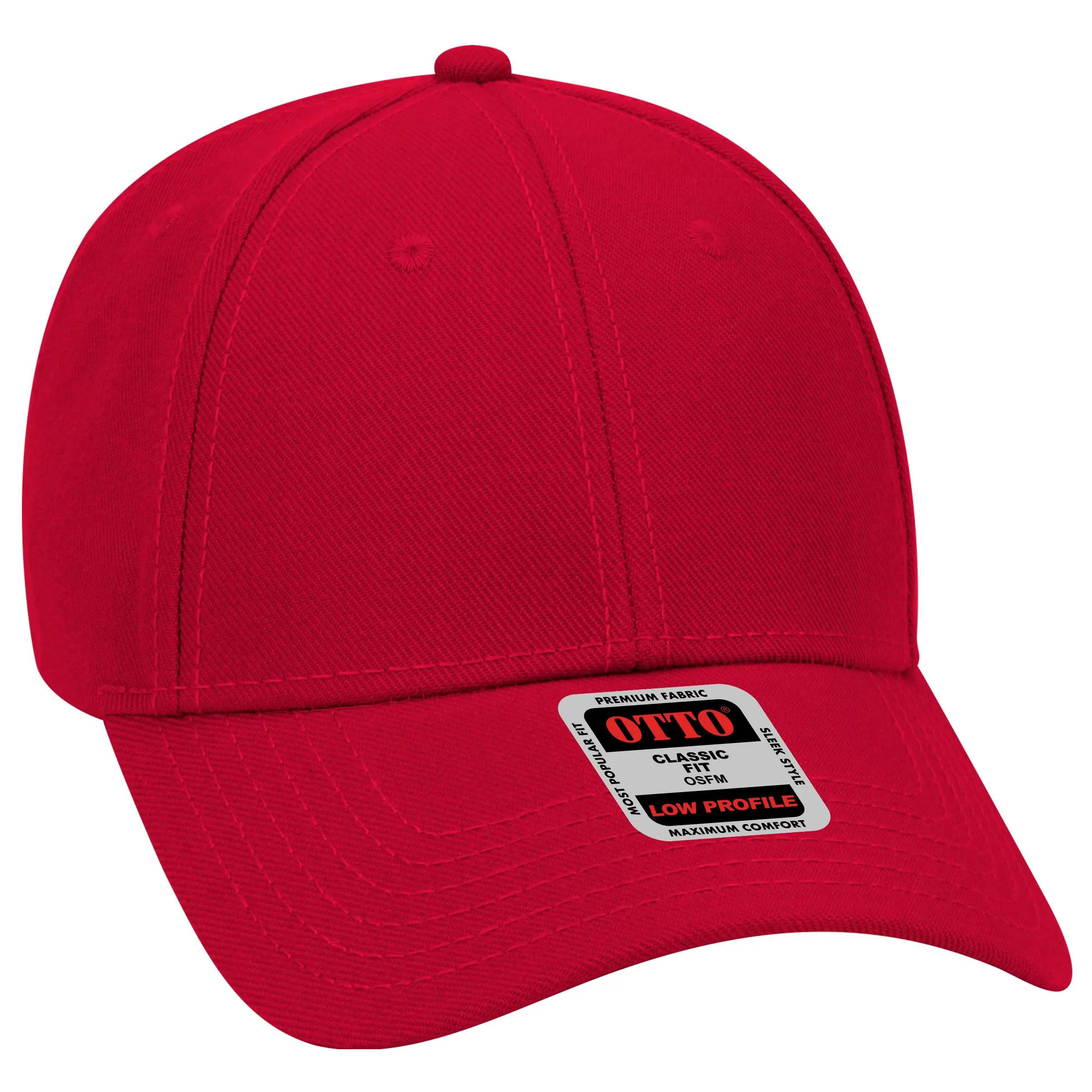 OTTO CAP 19-304 6 Panel Low Profile Baseball Cap for Adult