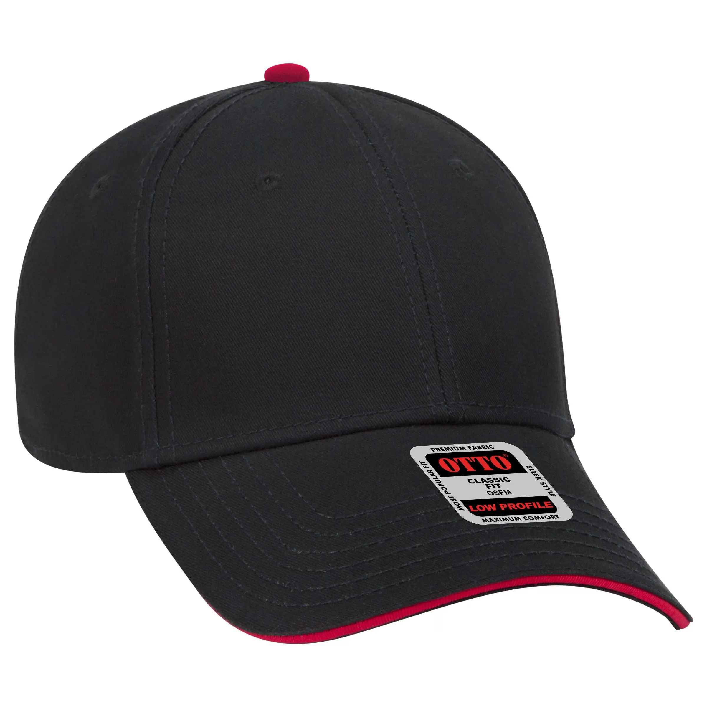 OTTO CAP 23-766 6 Panel Low Profile Baseball Cap for Adult