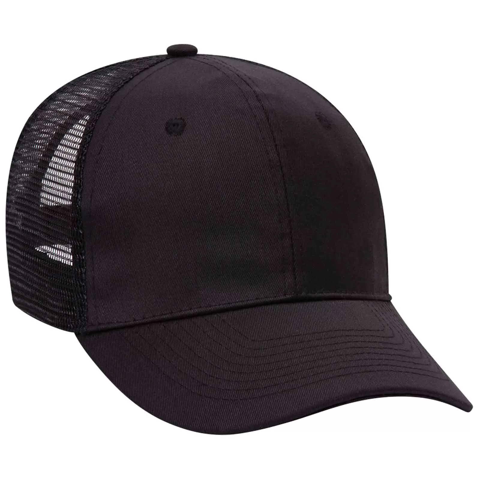 OTTO CAP 30-1103 6 Panel Mid Profile Mesh Back Trucker Hat for Adult