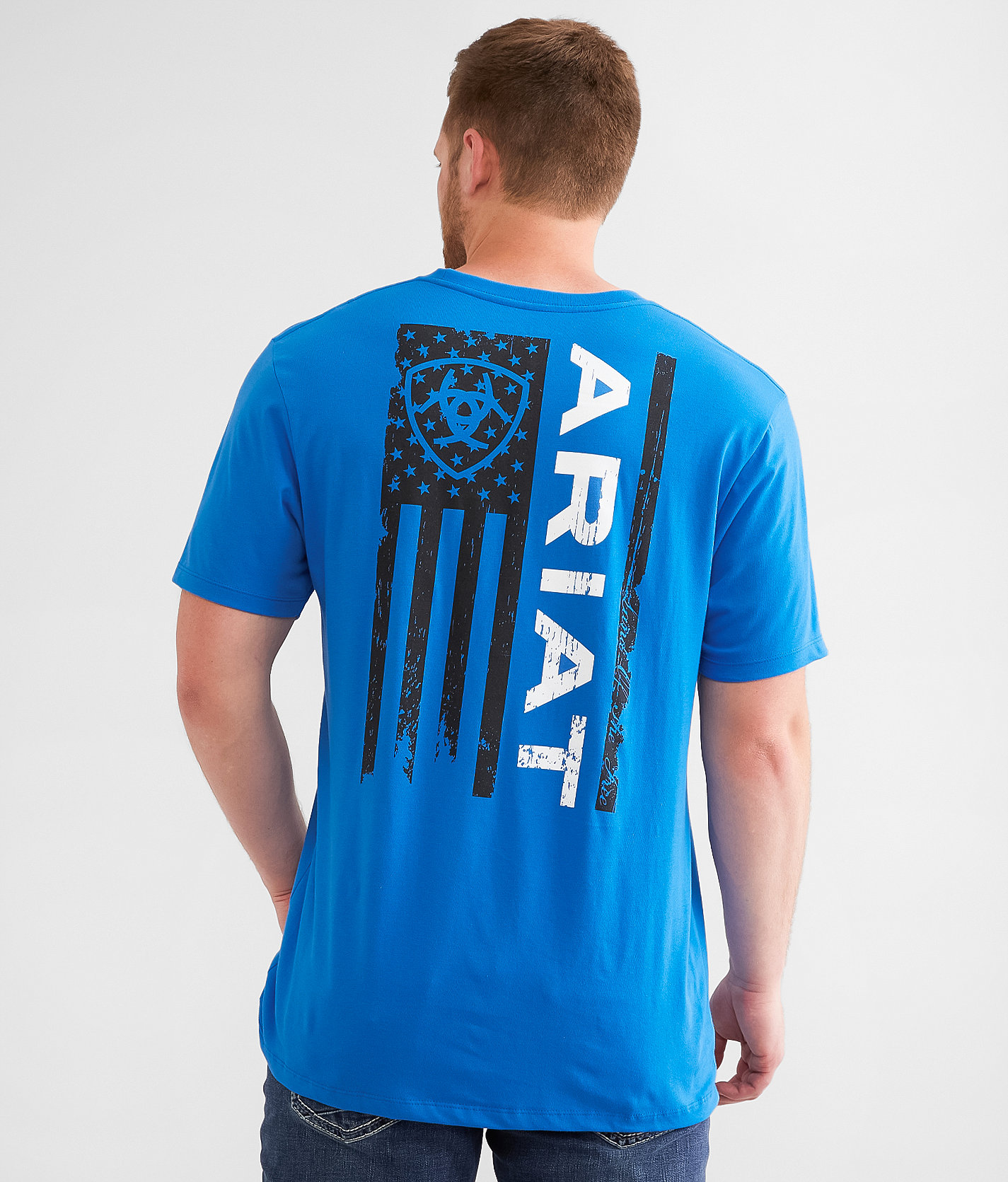 Ariat Founding Flag T-Shirt - Men's T-Shirts in Royal Blue