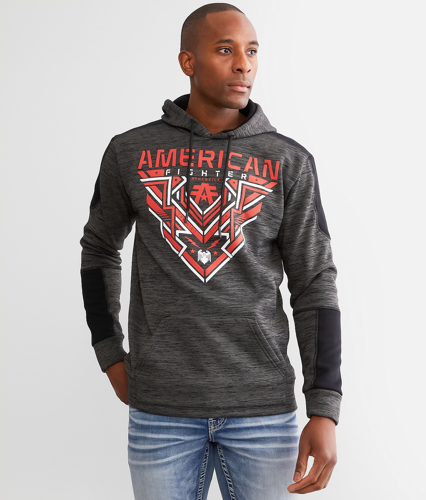American Fighter Bellemont Hooded Sweatshirt - Men's Sweatshirts in Black Mass