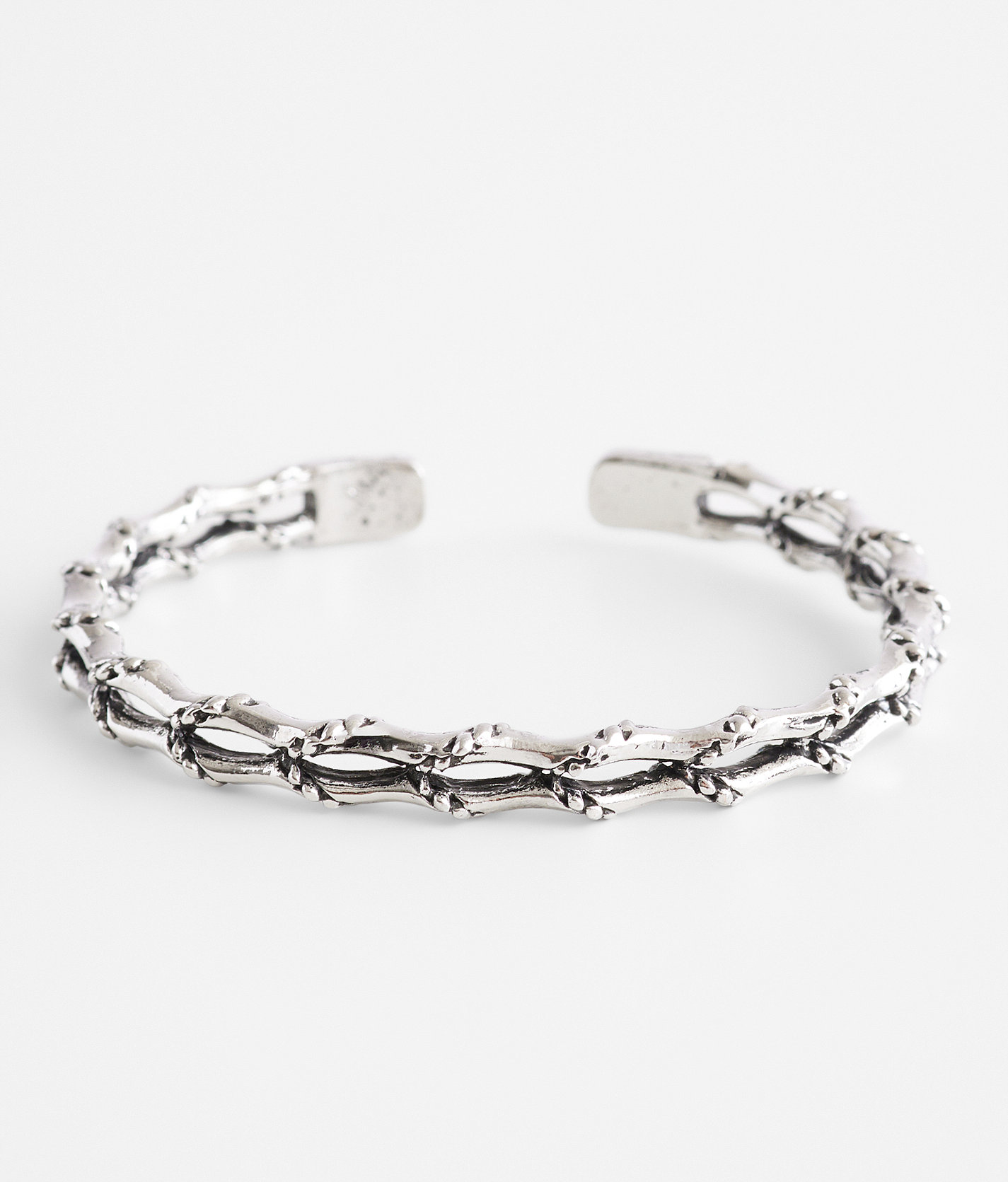 BKE Metal Cuff Bracelet - Men's Jewelry in Silver