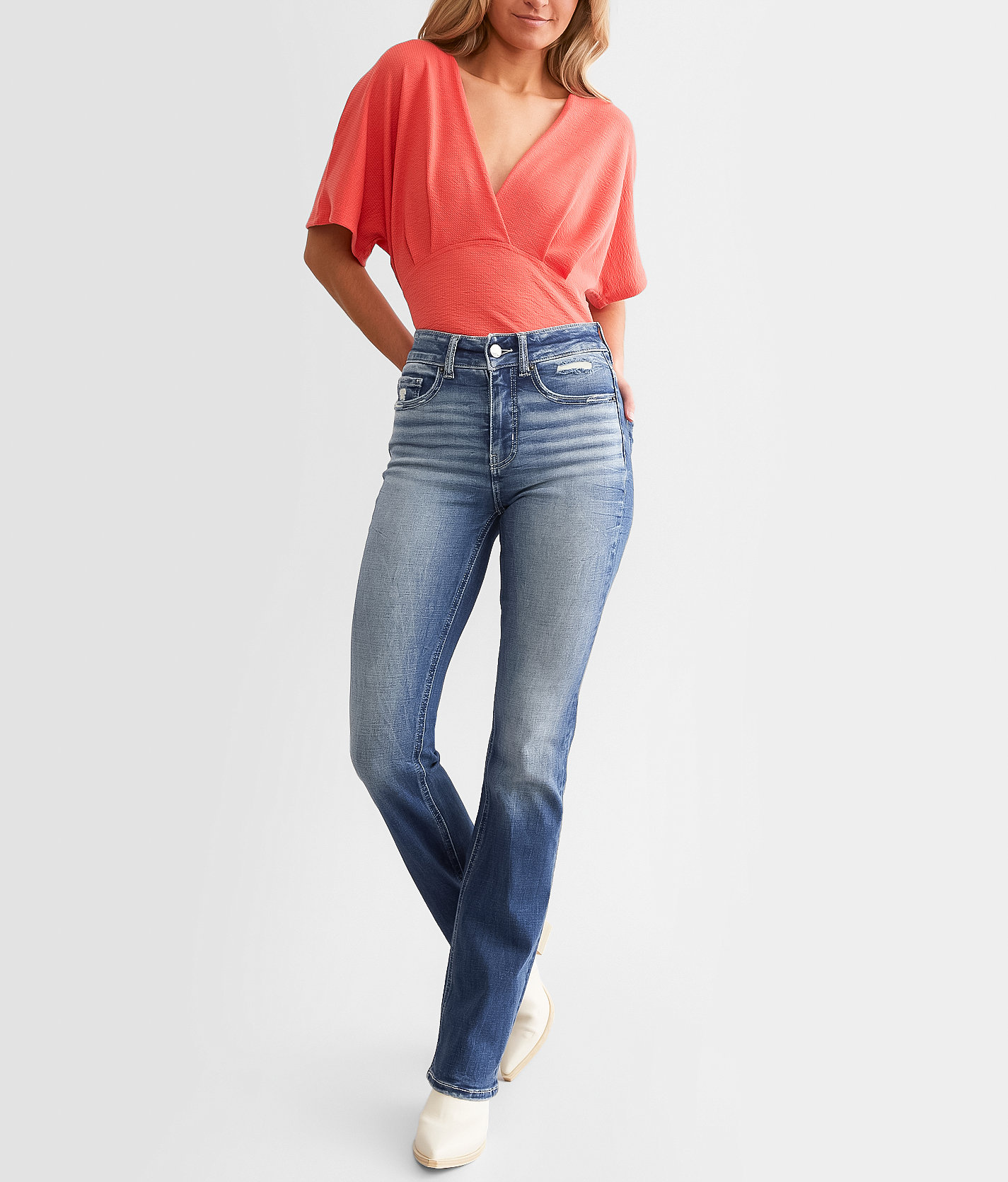 BKE Billie Tailored Boot Stretch Jean - Women's Jeans in Tomlin 4