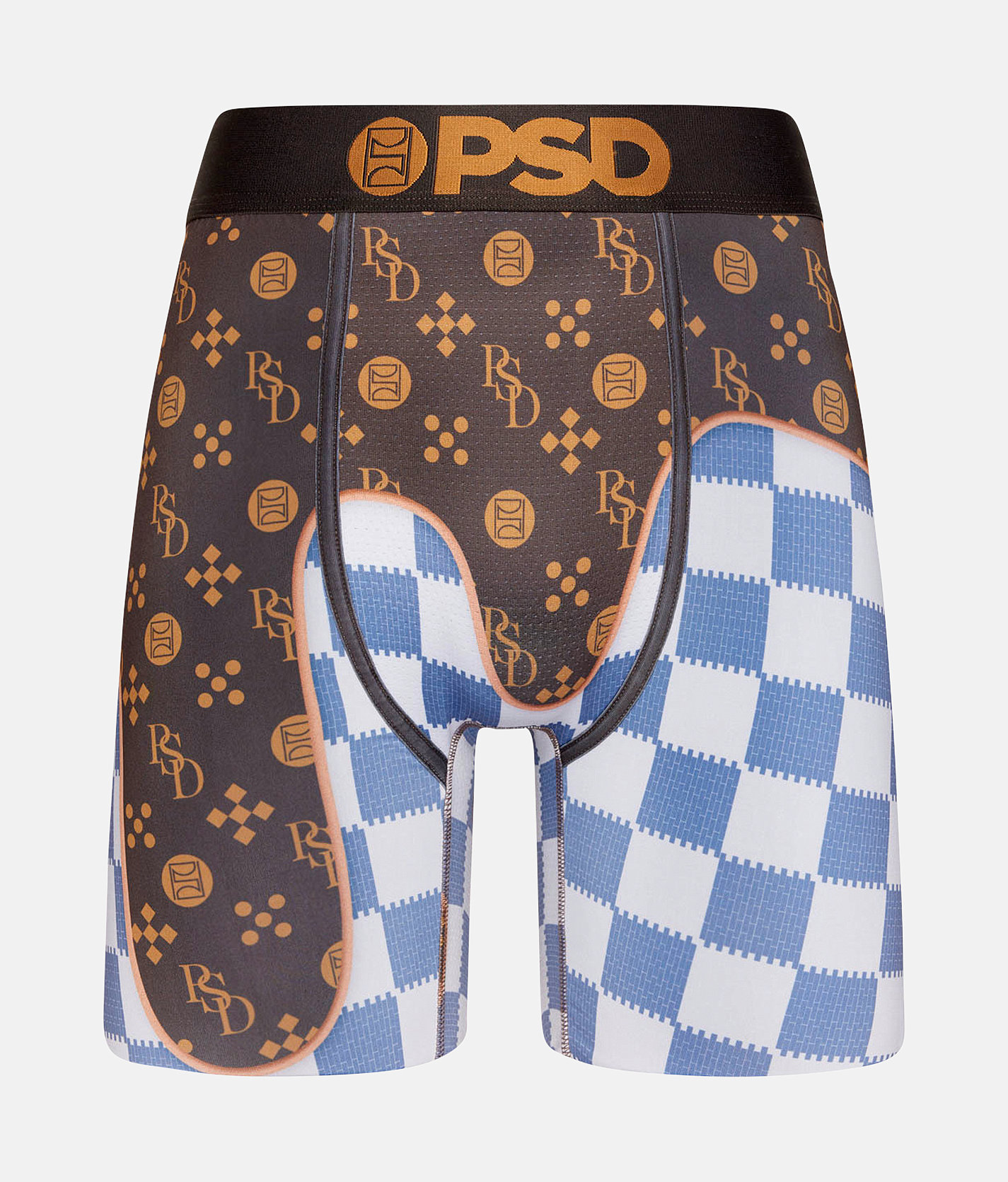 PSD Luxe Two Tone Stretch Boxer Briefs - Men's Boxer Briefs in Multi