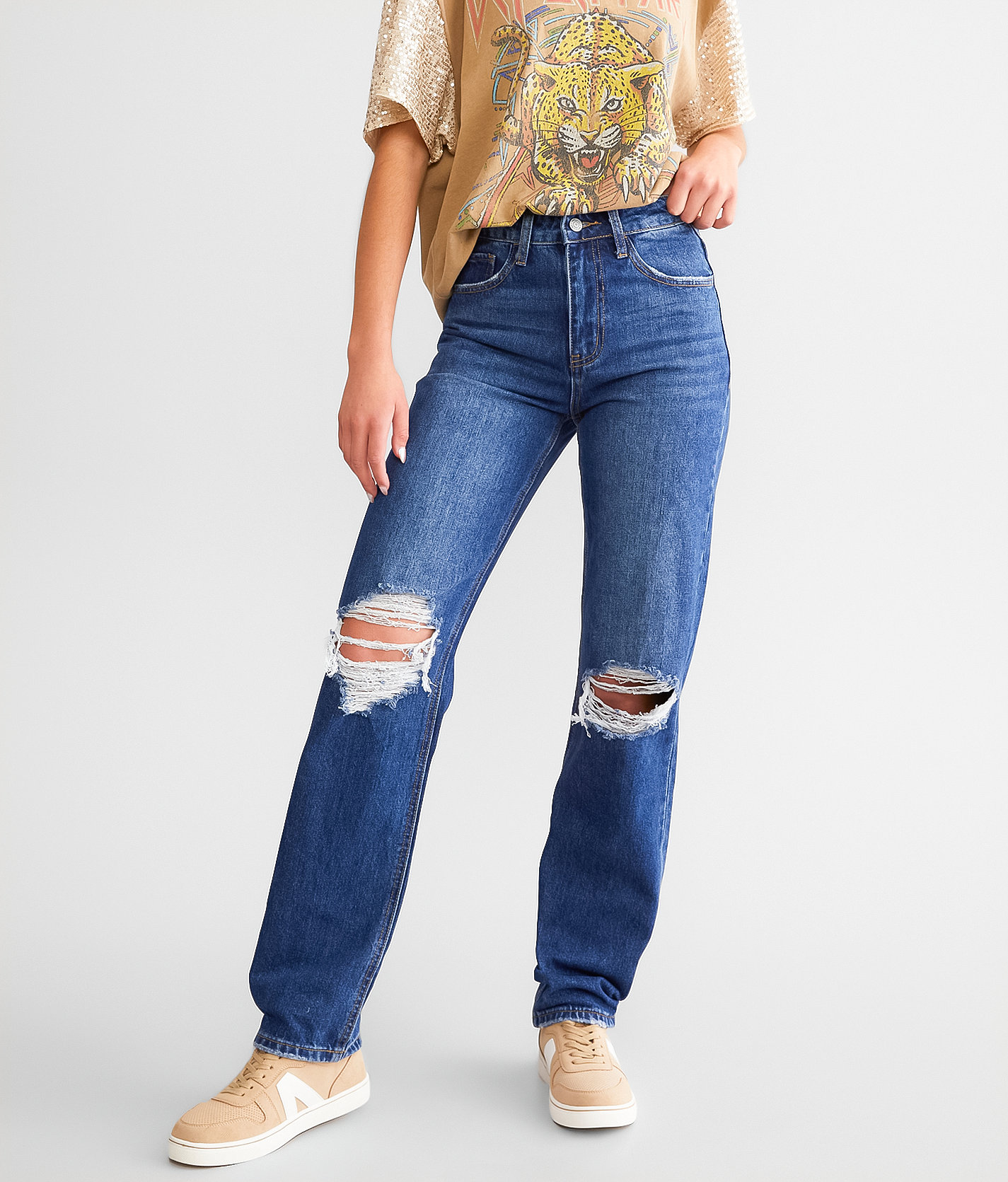 Willow & Root The Relaxed Straight Jean - Women's Jeans in Verbena
