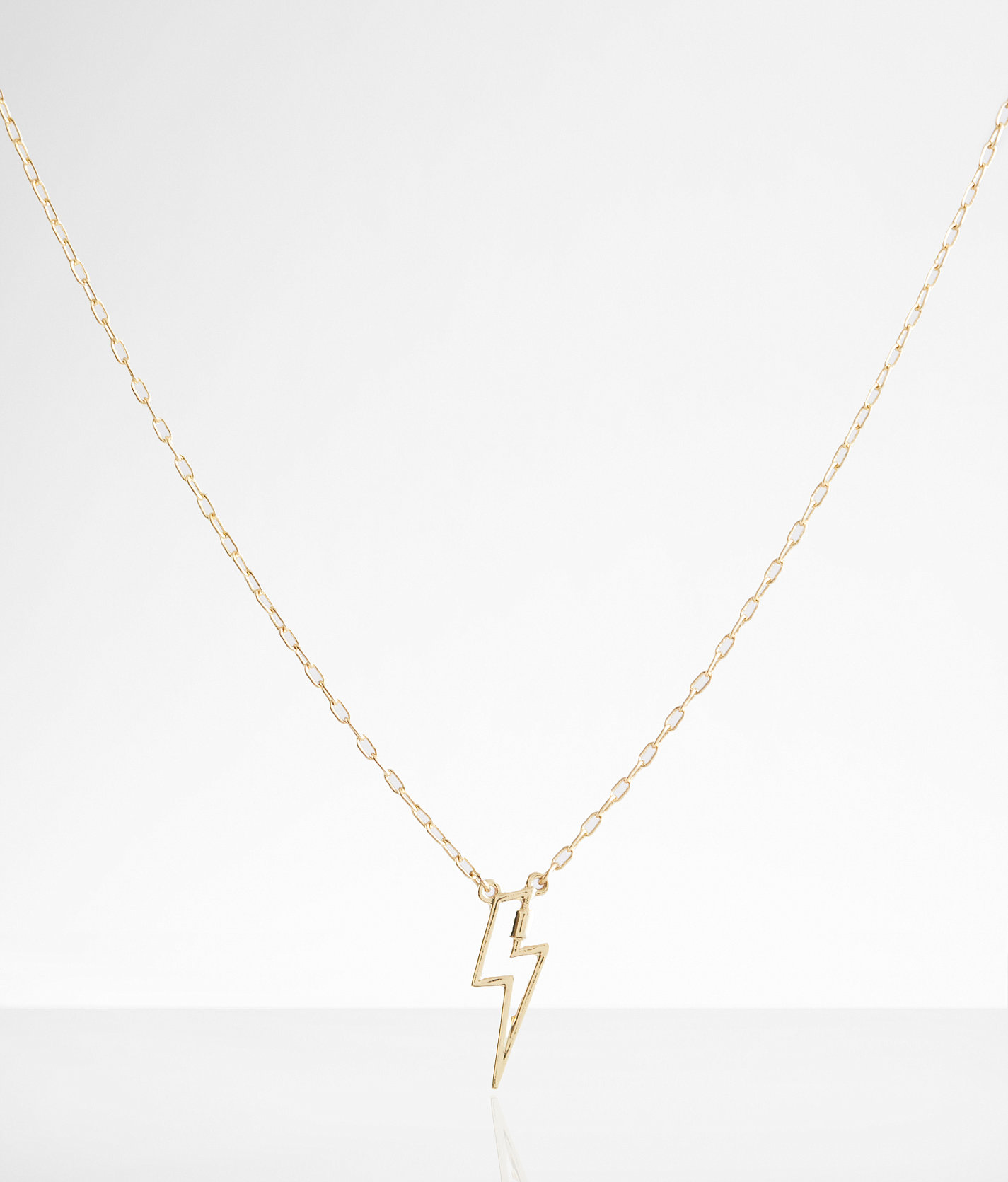 boutique by BKE Dainty Lightning Bolt Necklace - Women's Jewelry in Gold