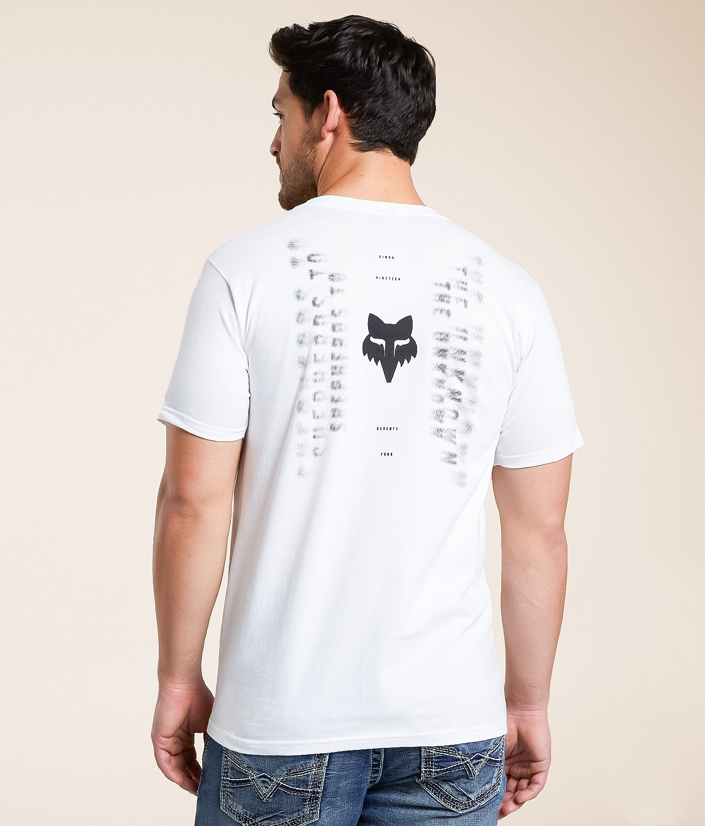 Fox Faded Out T-Shirt - Men's T-Shirts in White