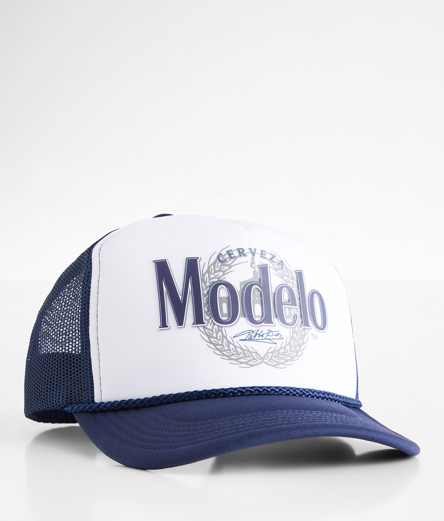 Ripple Junction® Modelo™ Trucker Hat - Men's Hats in White