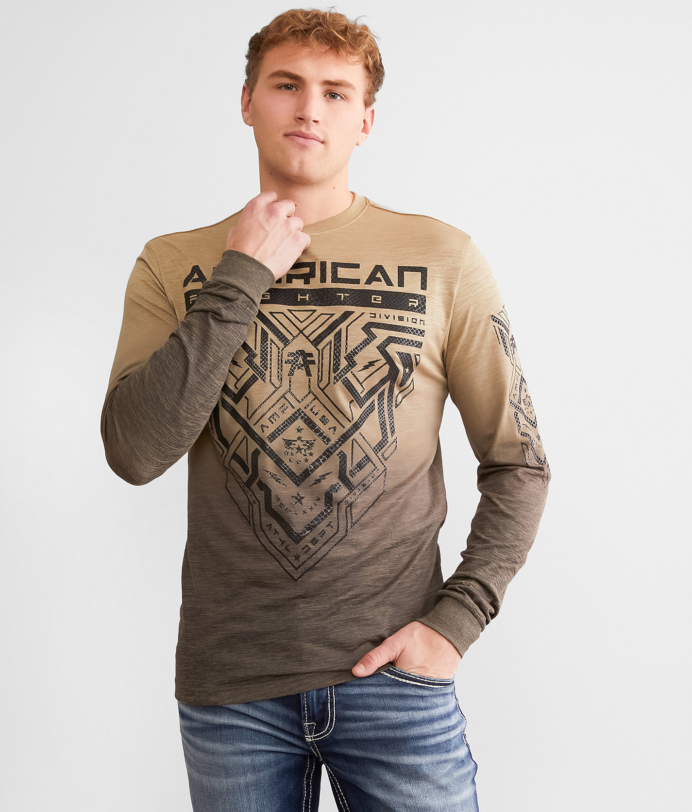 American Fighter Oceanside T-Shirt - Men's T-Shirts in Twill Elmwood