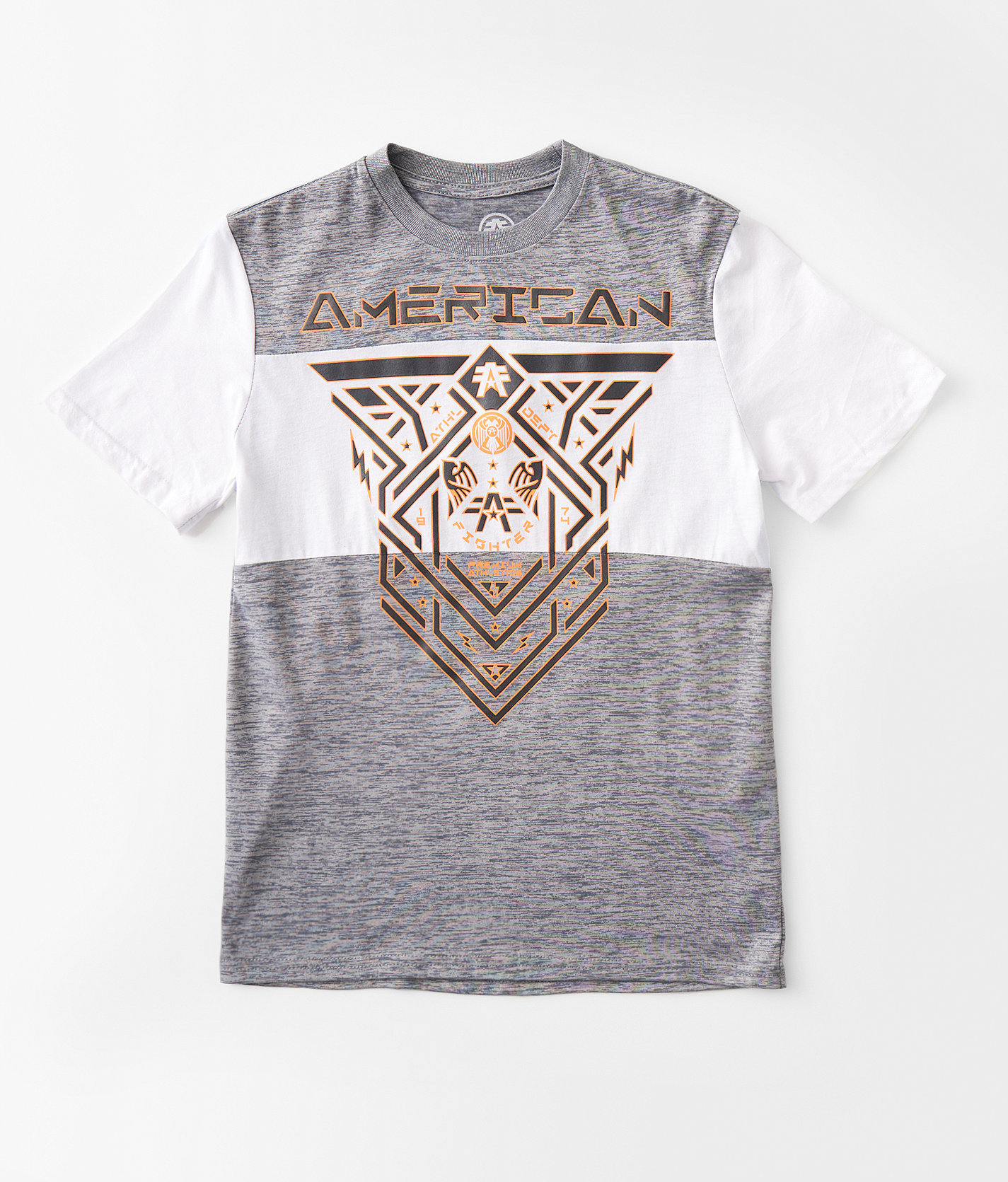 Boys - American Fighter Centralia T-Shirt - Boy's T-Shirts in White Heather Grey