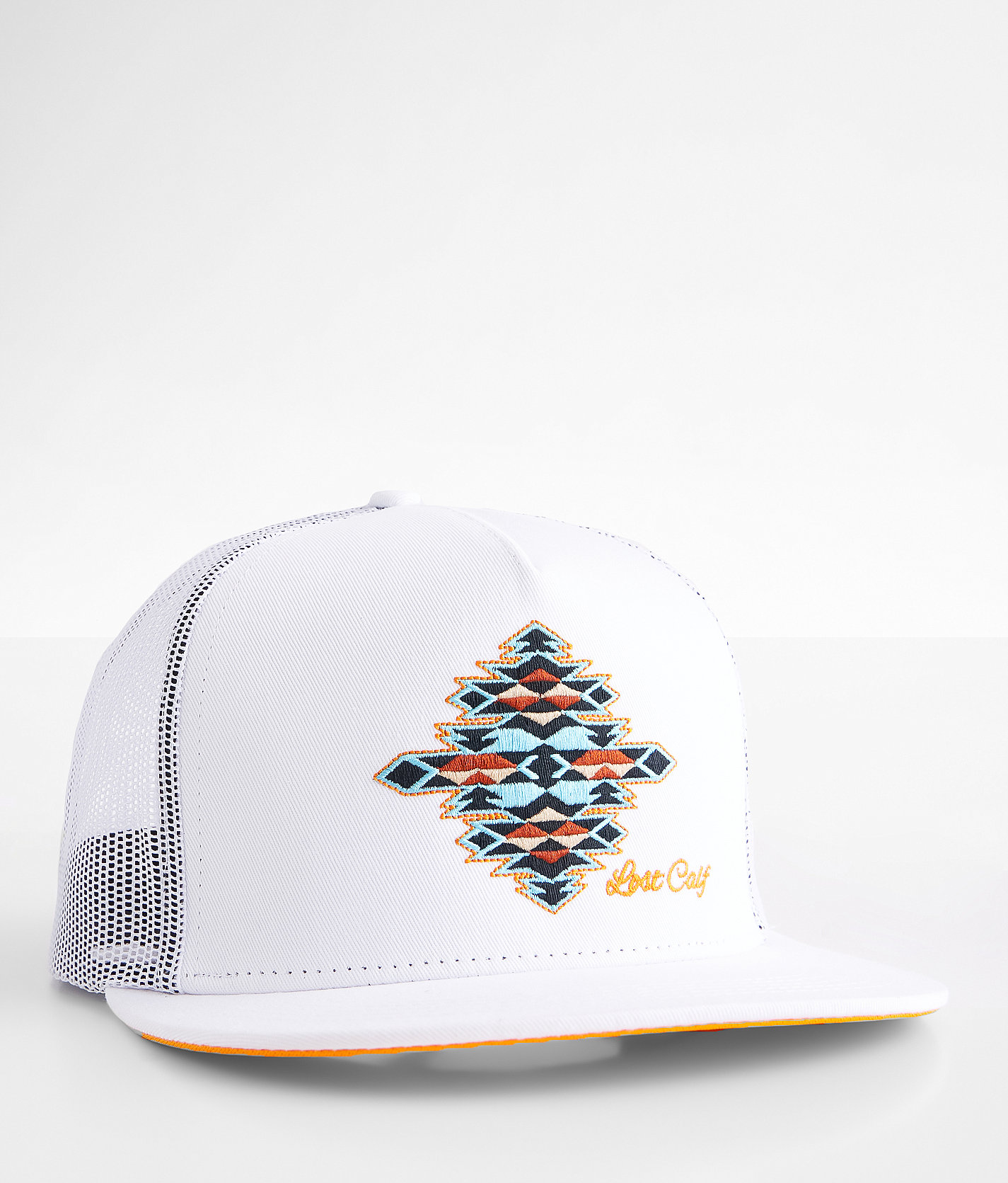 Lost Calf Gem Trucker Hat - Men's Hats in White