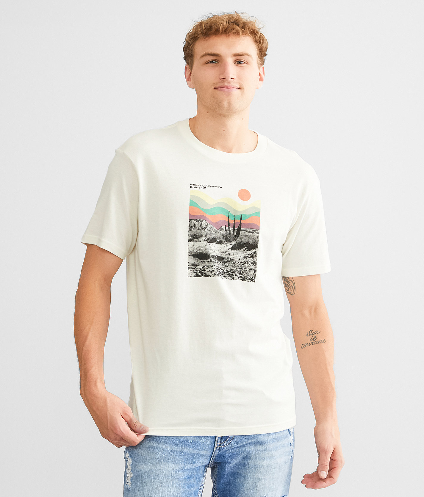 Billabong Eve T-Shirt - Men's T-Shirts in Off White