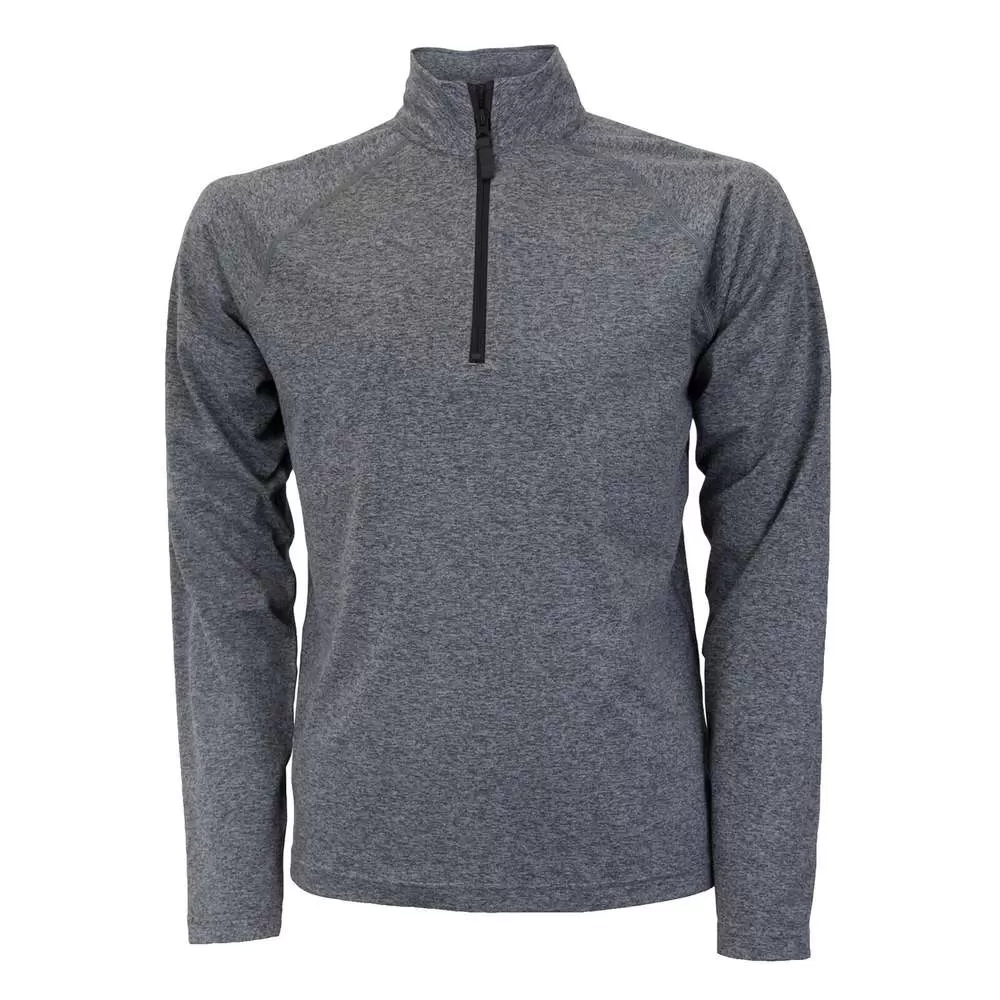 Soffe Men's M?lange Quarter Zip Pullover