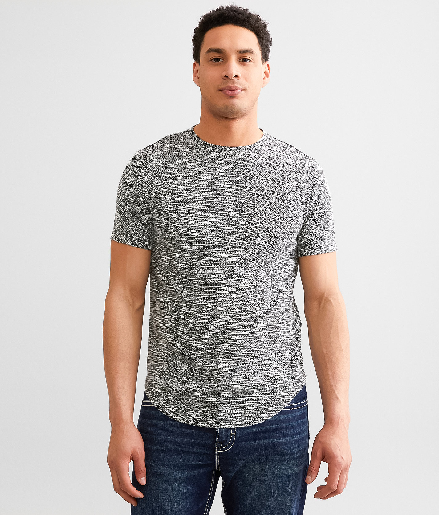 Nova Industries Marled T-Shirt - Men's T-Shirts in Black White