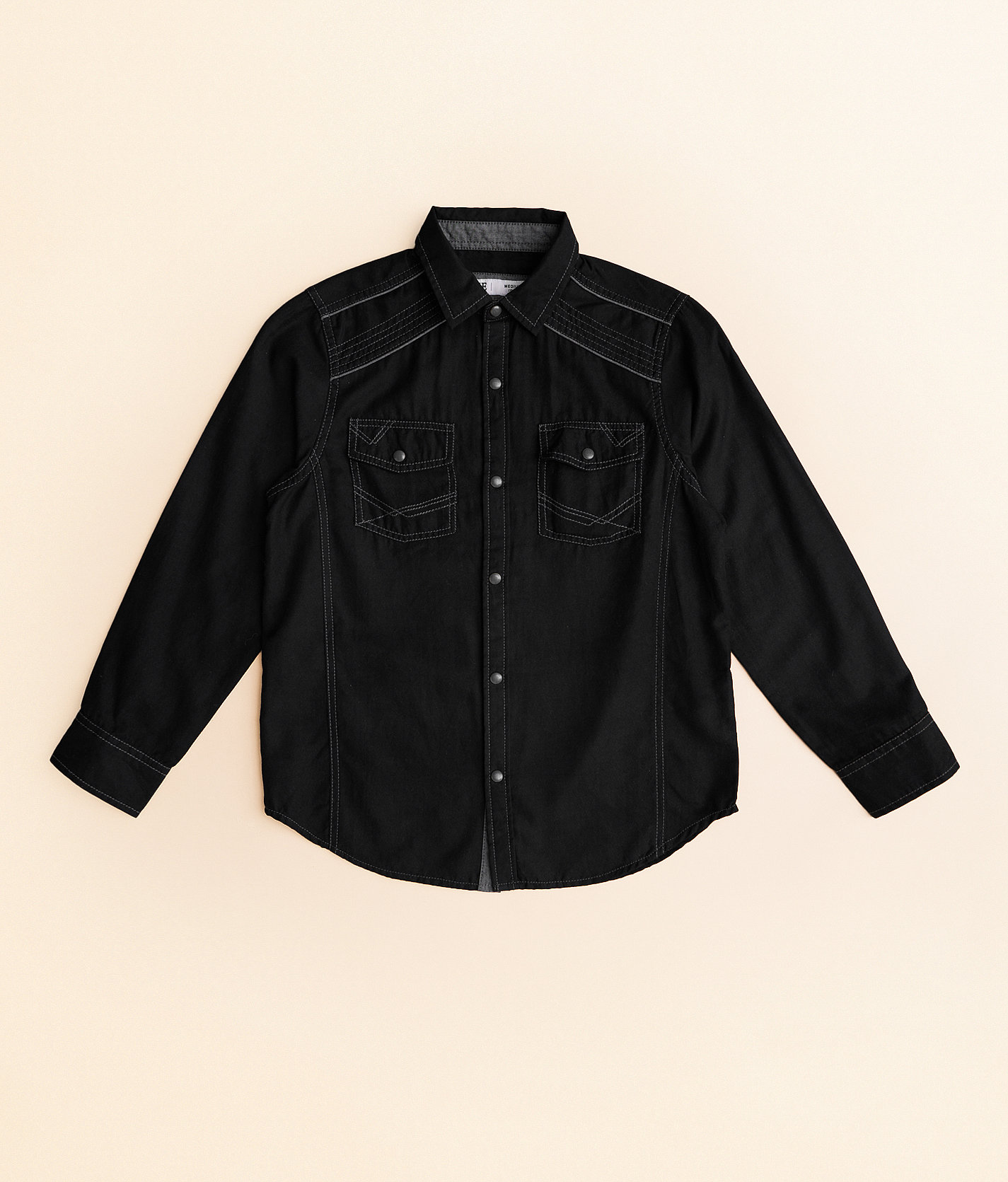 Boys - BKE Embroidered Shirt - Boy's Shirts in Black