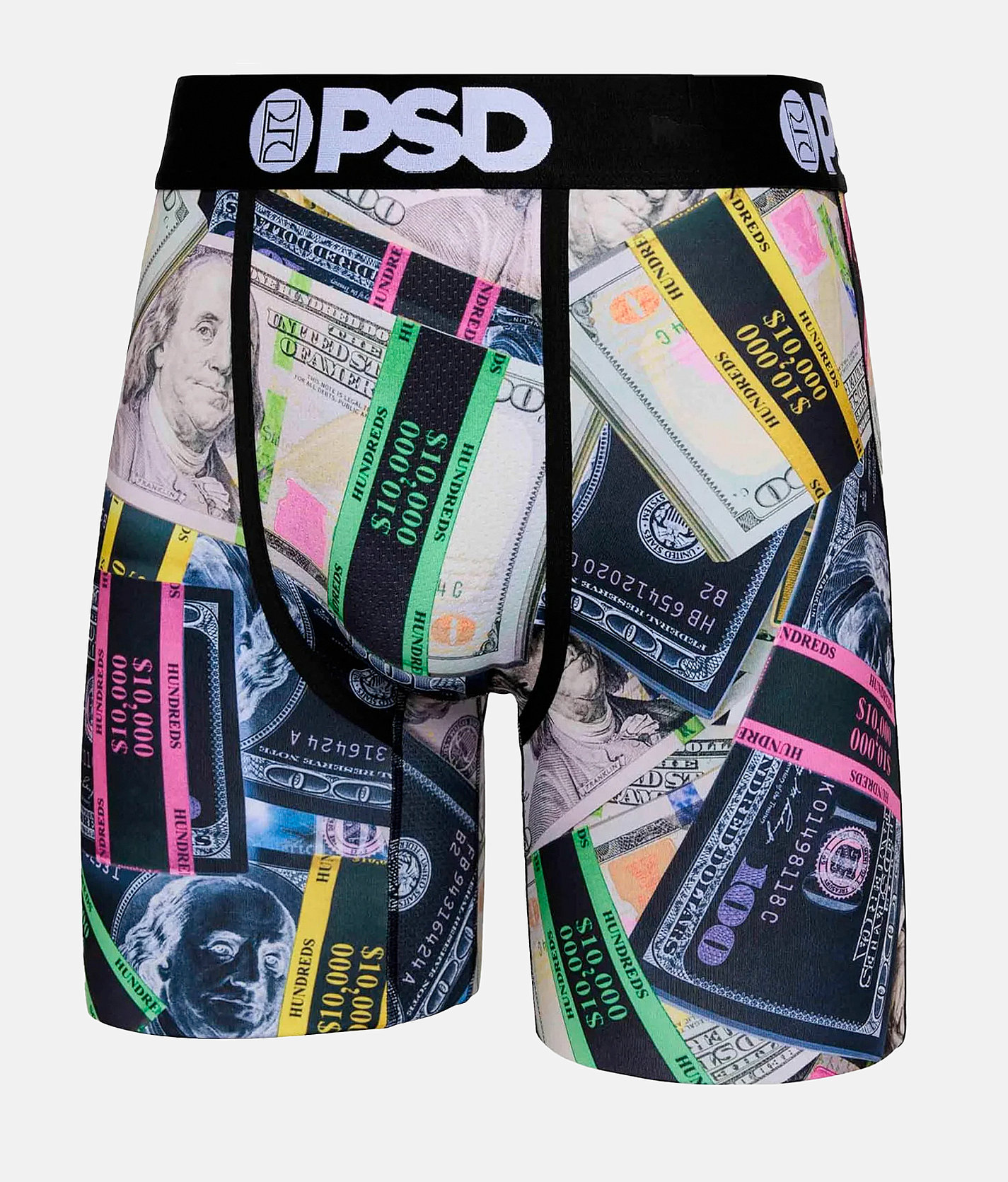 PSD Neon Bands Stretch Boxer Briefs - Men's Boxer Briefs in Multi