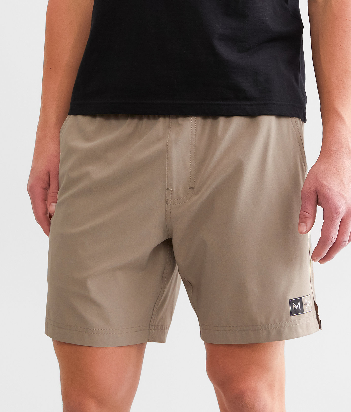 Maven Co-op Train Performance Stretch Short - Men's Shorts in Saddle