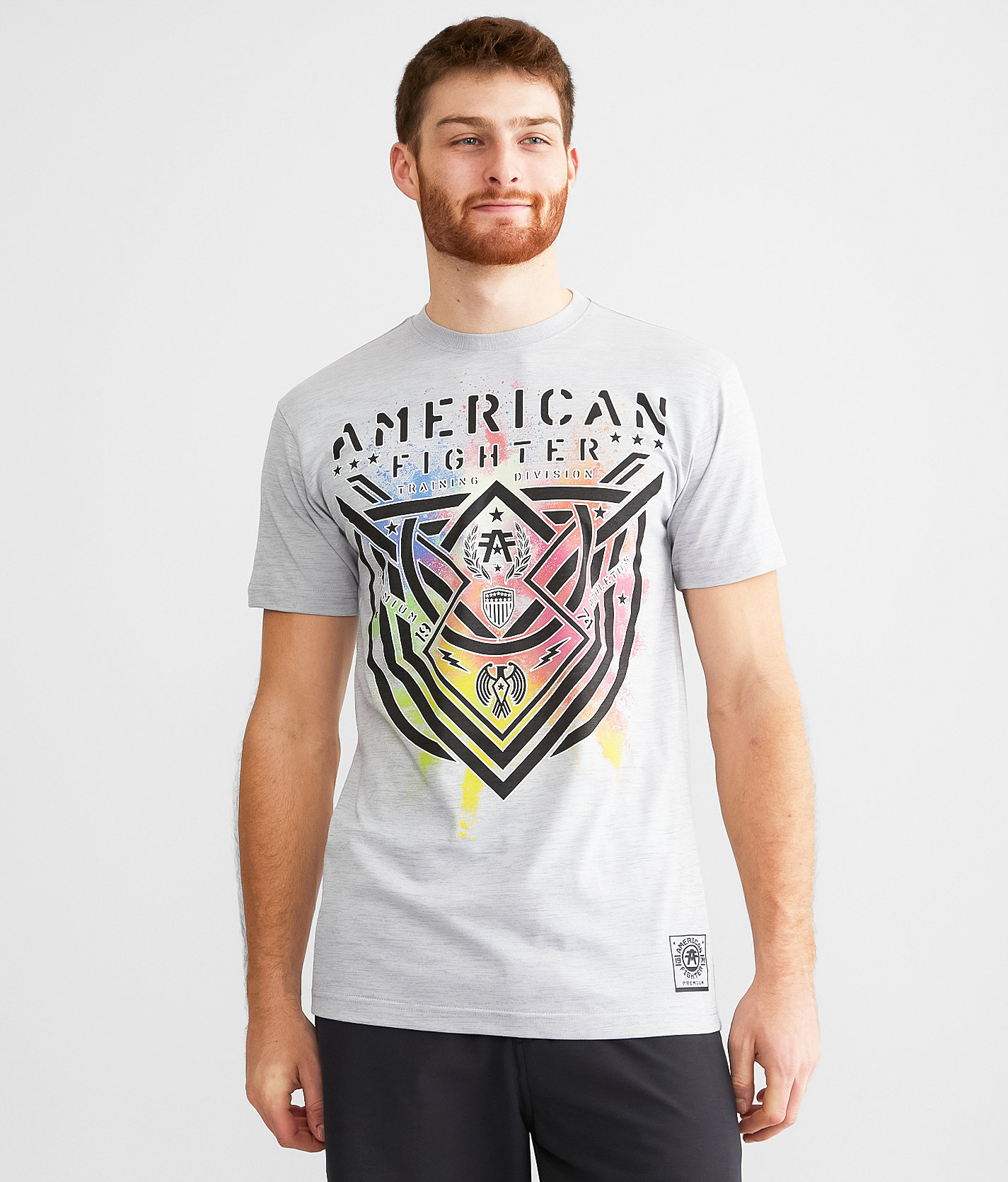 American Fighter Lost Springs T-Shirt - Men's T-Shirts in Mist Grey