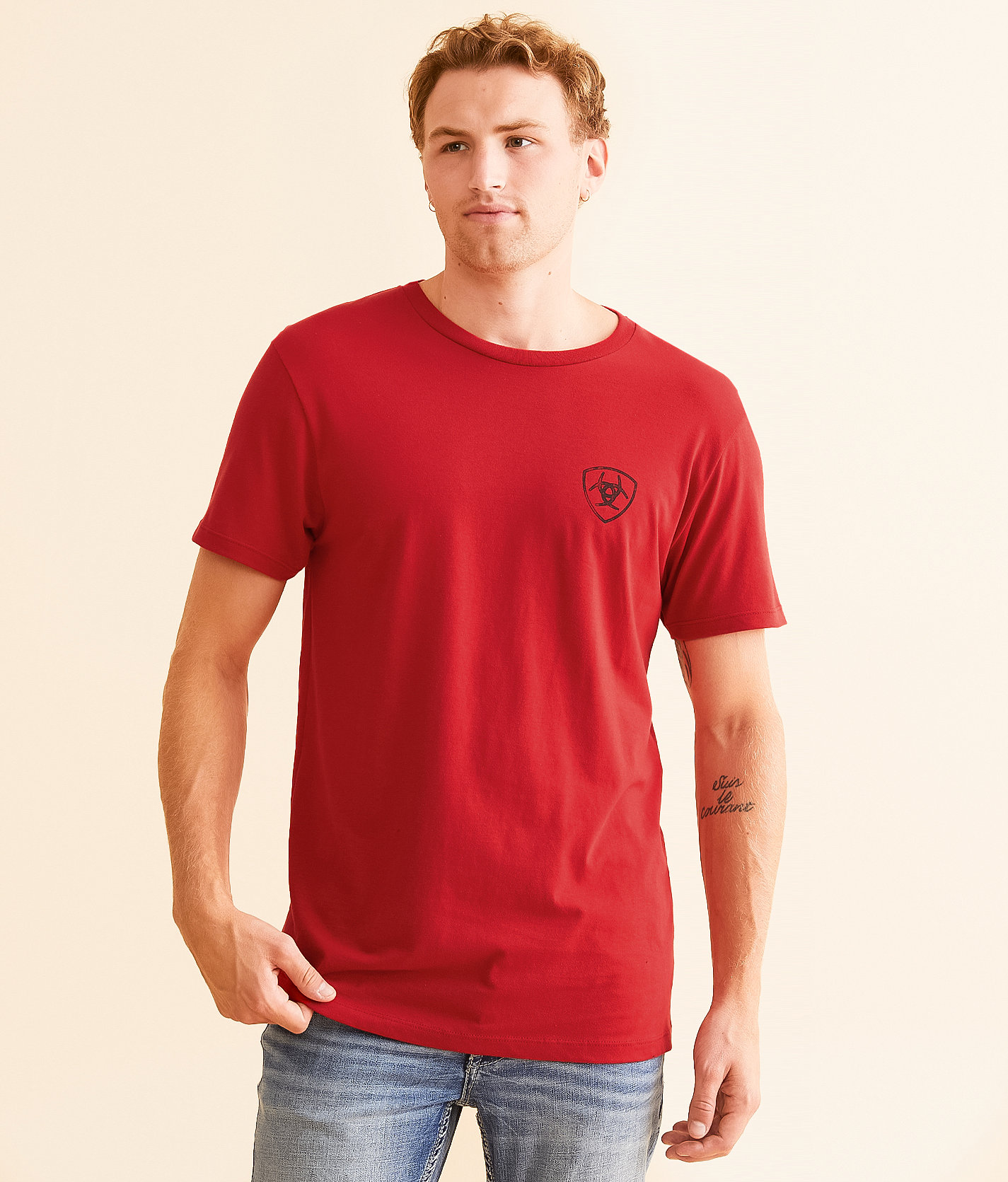 Ariat Ranch T-Shirt - Men's T-Shirts in Red