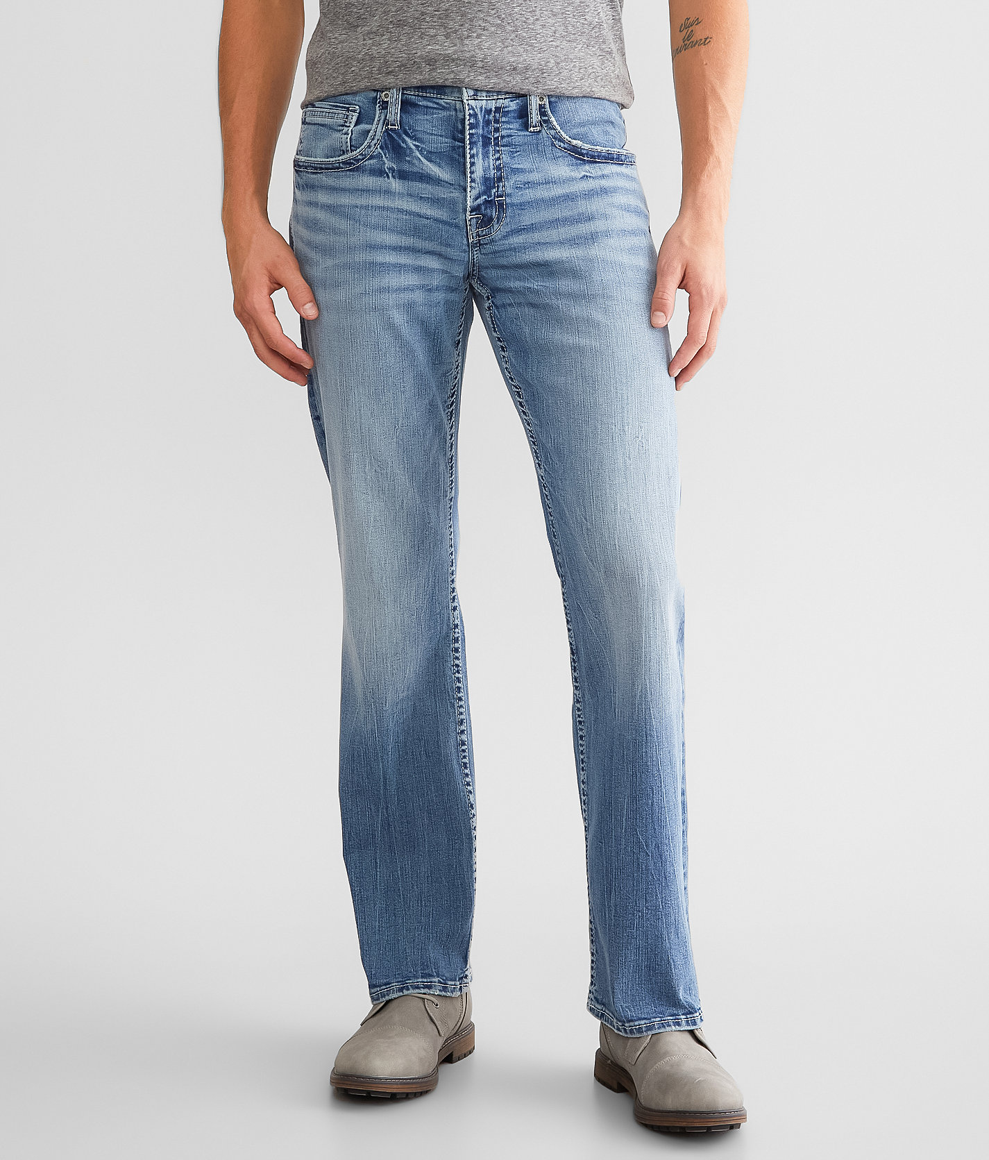 BKE Jake Boot Stretch Jean - Men's Jeans in Selvidge