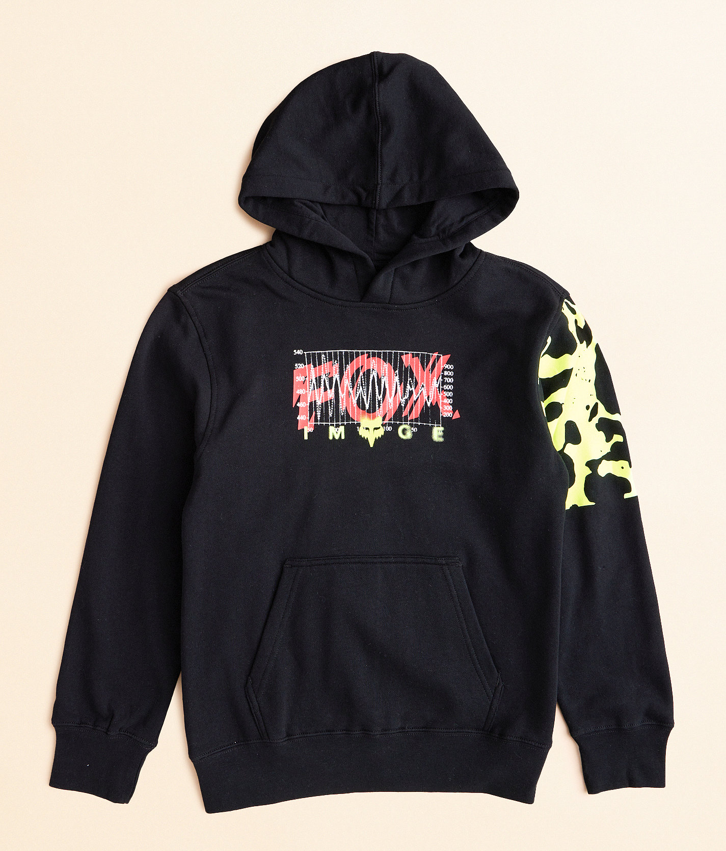 Boys - Fox Energy Hooded Sweatshirt - Boy's Sweatshirts in Black