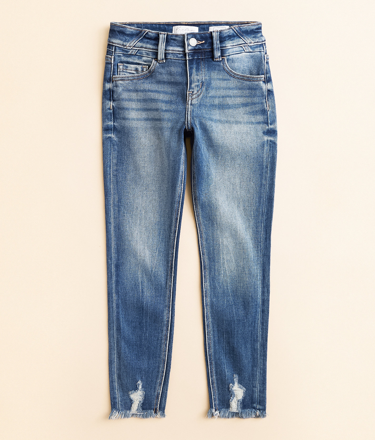 Girls - KanCan Signature Mid-Rise Ankle Skinny Jean - Girl's Jeans in Flora