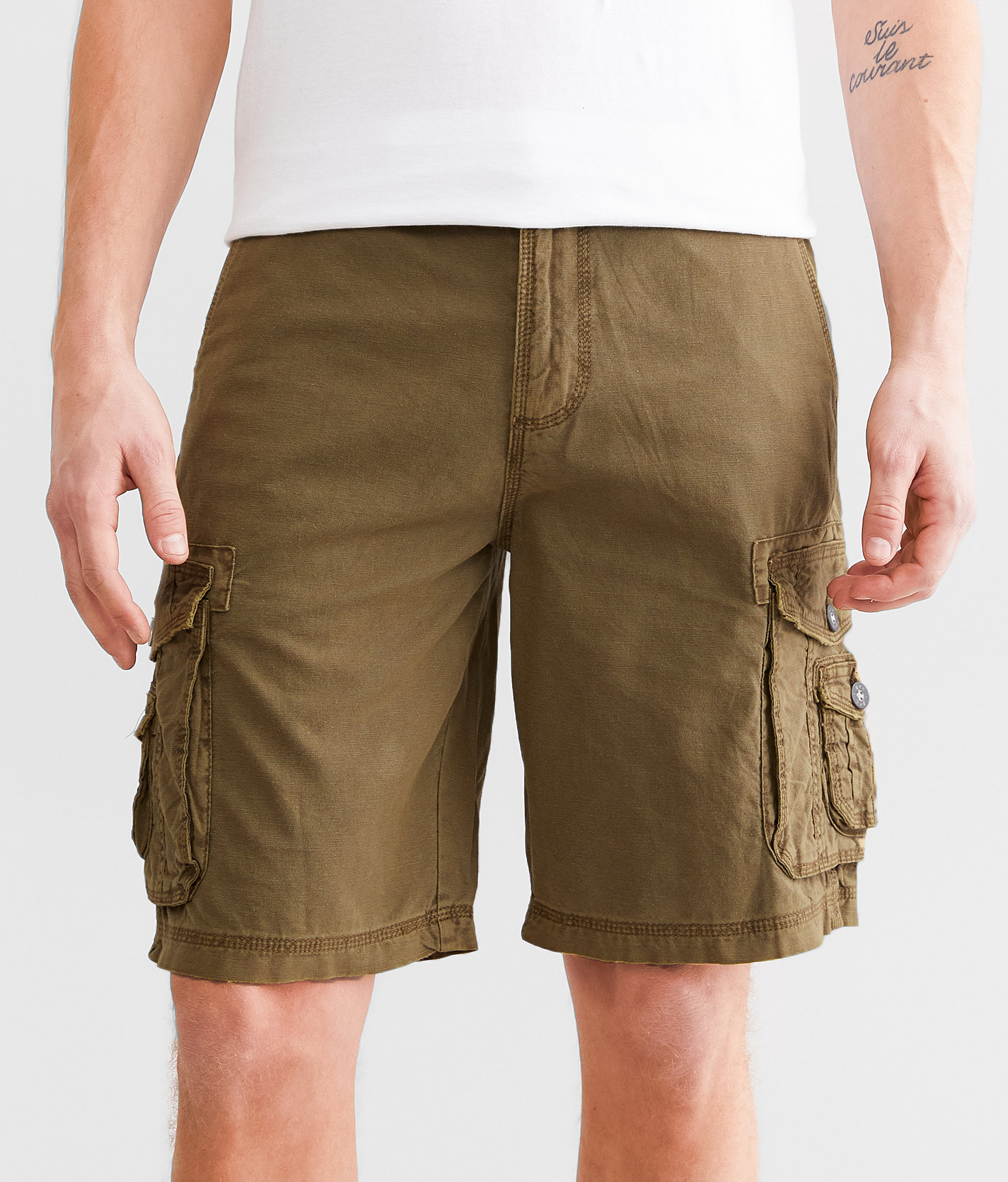 BKE Hill Cargo Short - Men's Shorts in Walnut