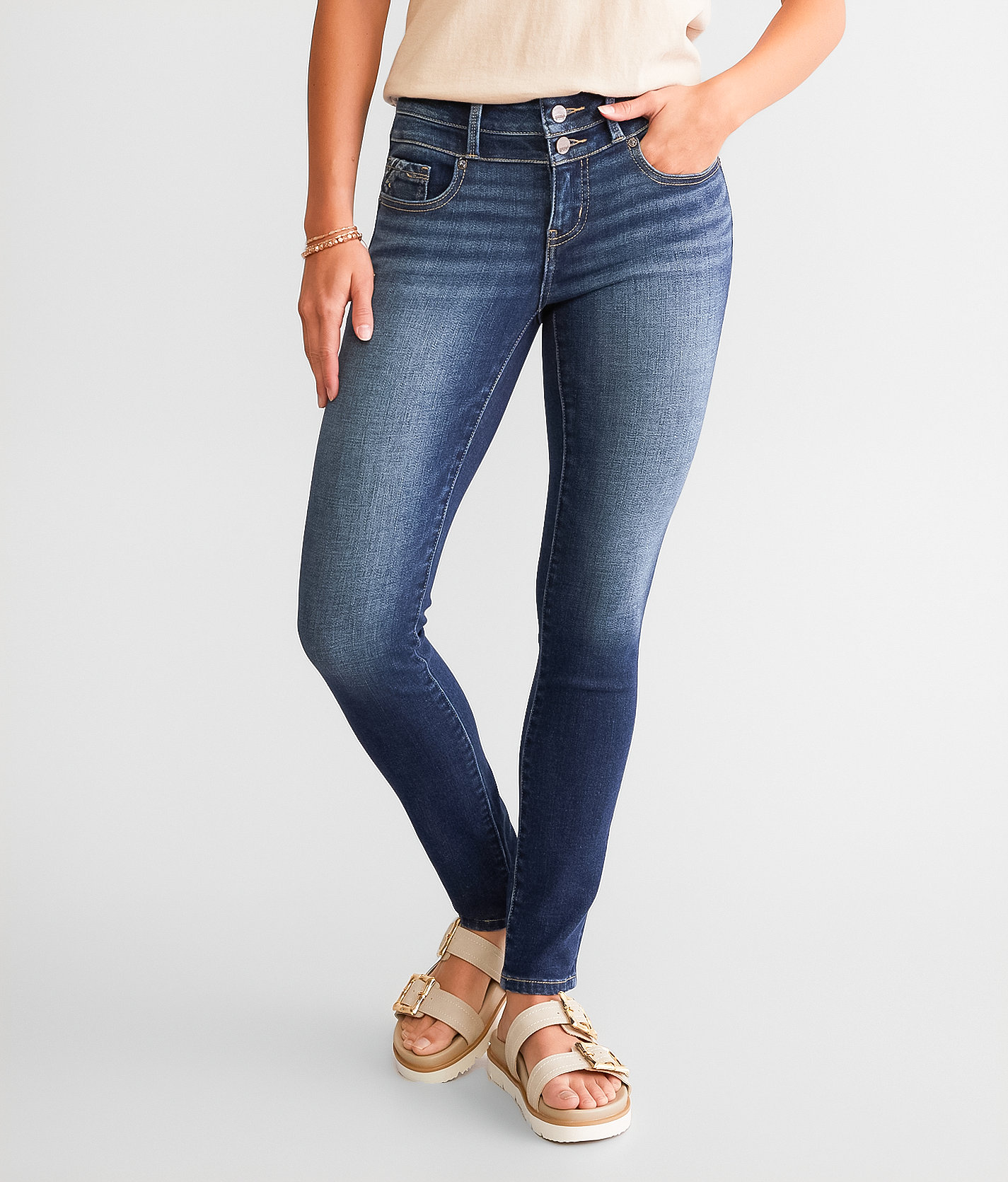 Buckle Black Fit No. 53 Skinny Stretch Jean - Women's Jeans in Davit