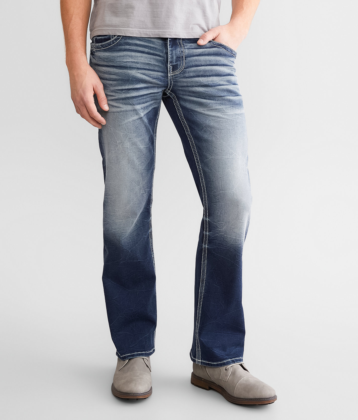 Buckle Black Nine Boot Stretch Jean - Men's Jeans in Blaze