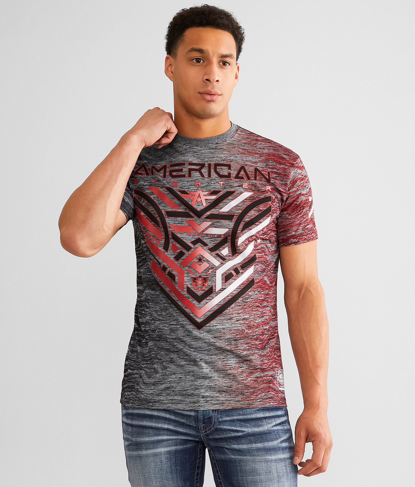 American Fighter Fairwater T-Shirt - Men's T-Shirts in Black Multi