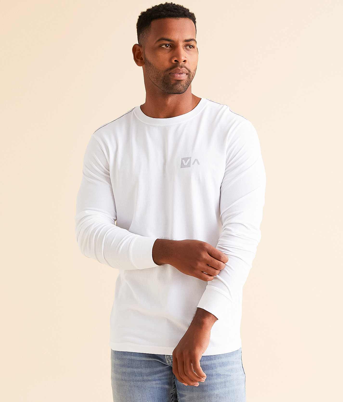 RVCA Block Chain T-Shirt - Men's T-Shirts in White