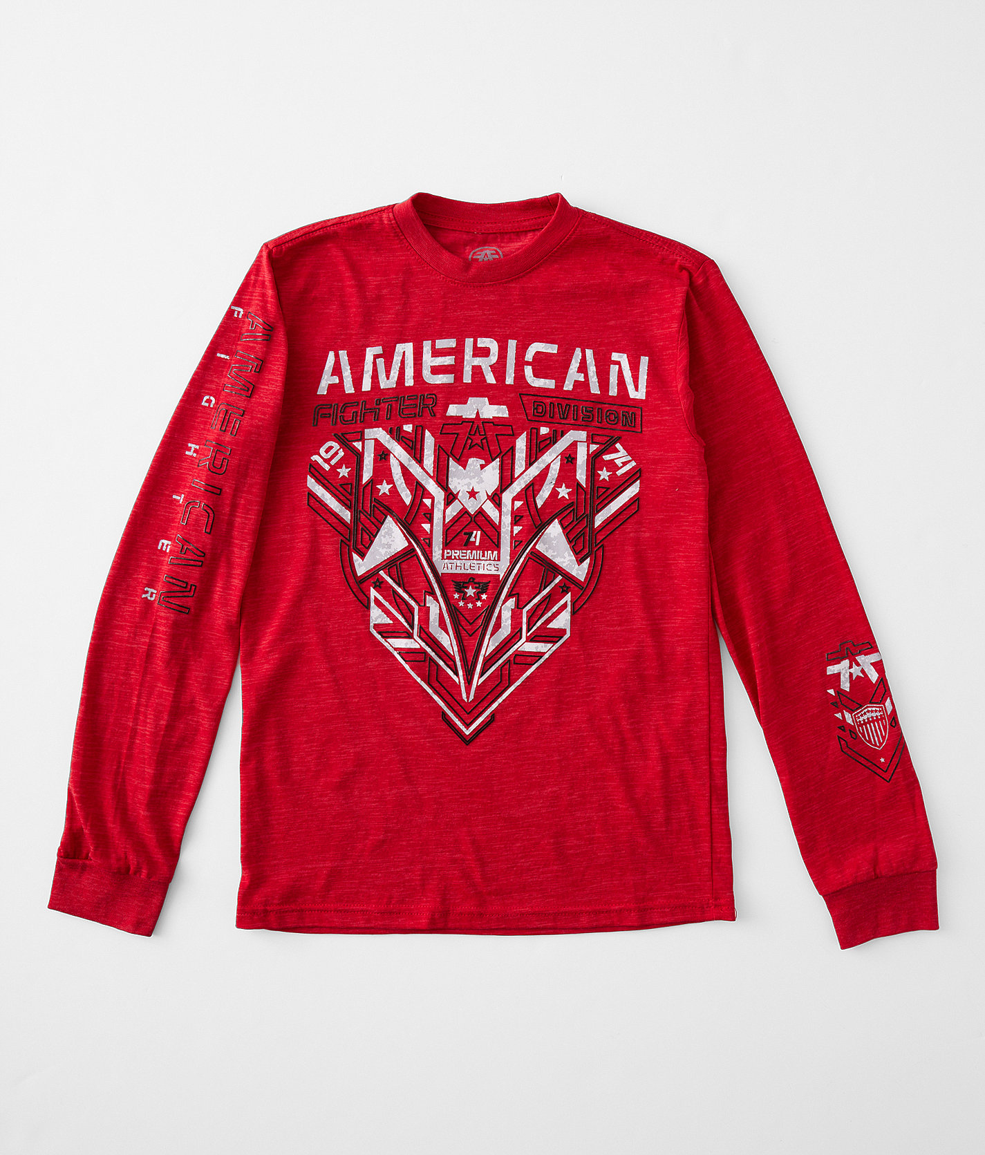 Boys - American Fighter Hollins T-Shirt - Boy's T-Shirts in Cherry Dk Cherry