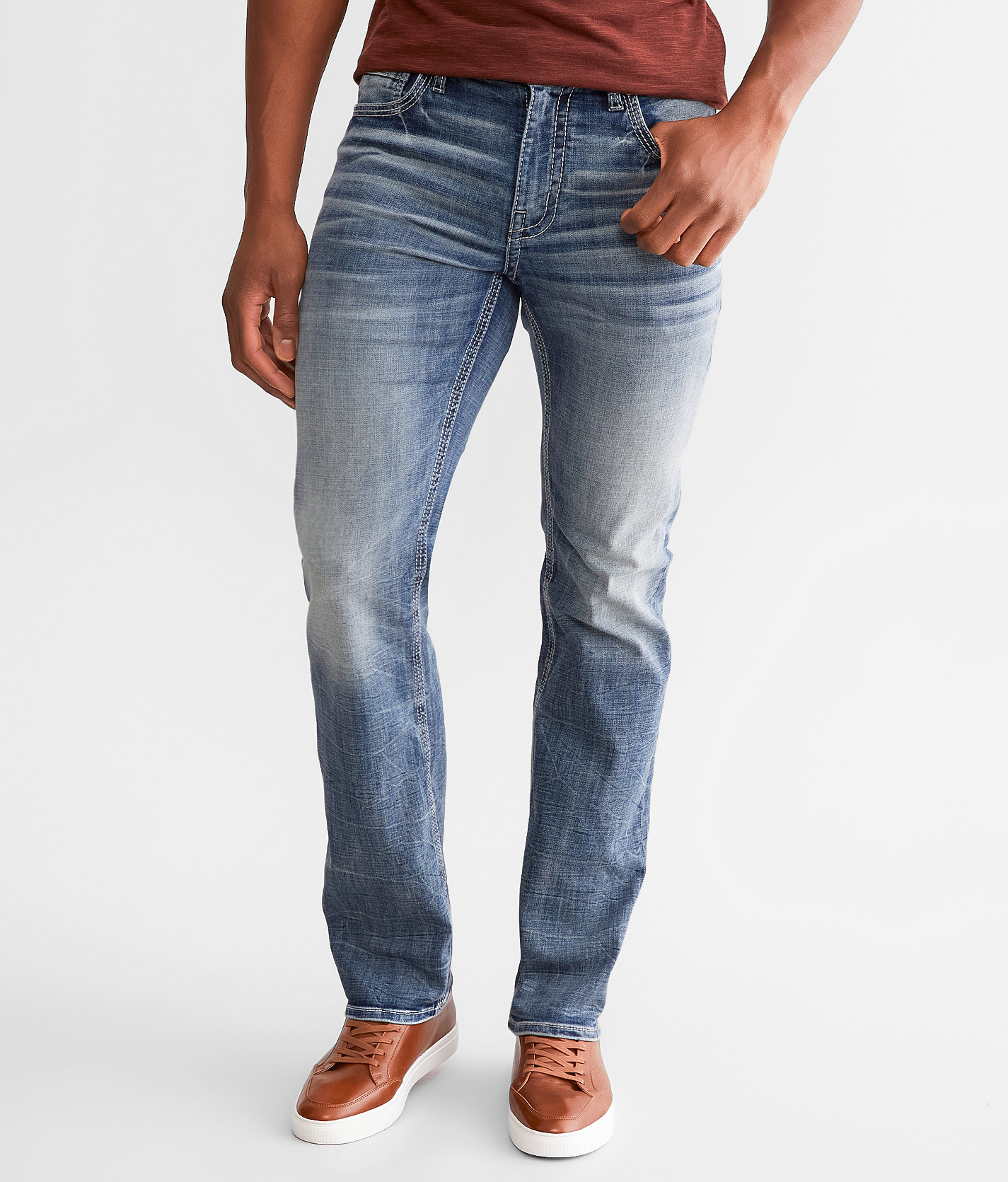 BKE Henry Straight Stretch Jean - Men's Jeans in Adaline