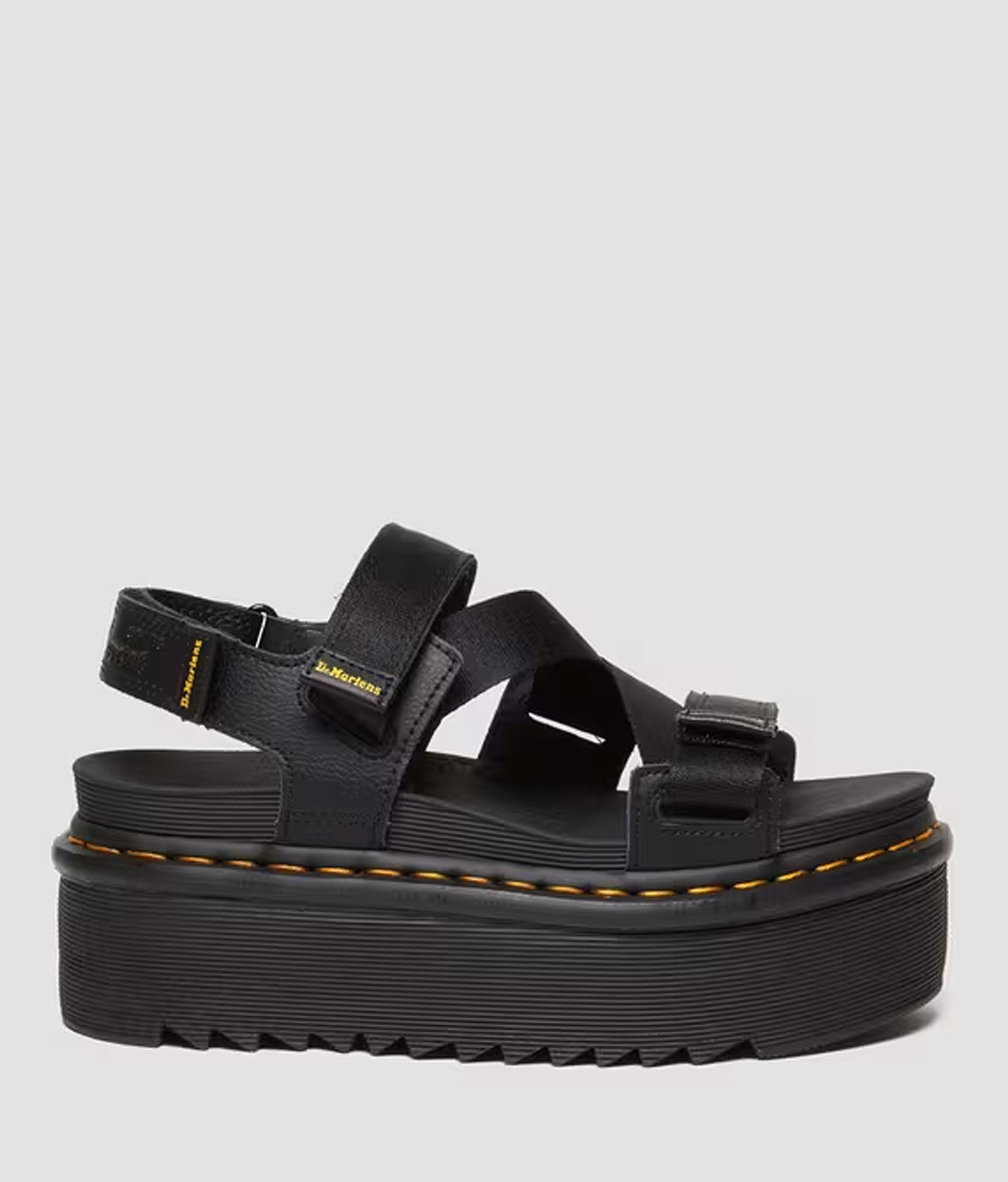 Dr. Martens Kimber Athena Flatform Sandal - Women's Shoes in Black