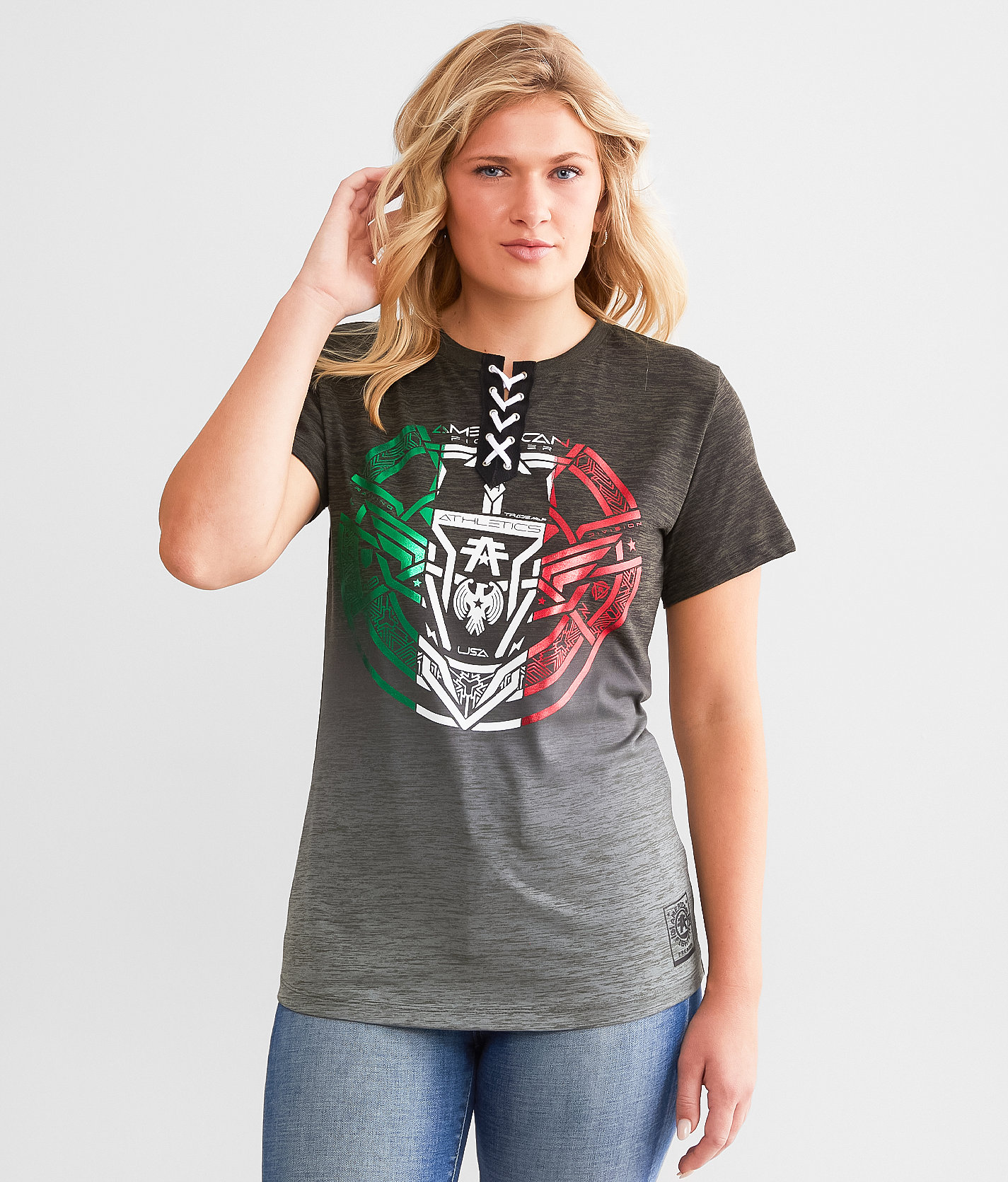 American Fighter Brookview T-Shirt - Women's T-Shirts in Sage Dark Sage