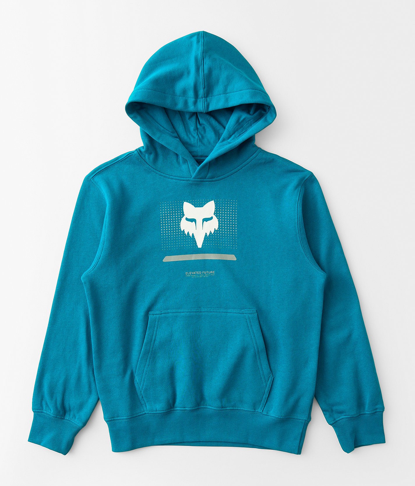 Boys - Fox Optical Fleece Hooded Sweatshirt - Boy's Sweatshirts in Maui Blue