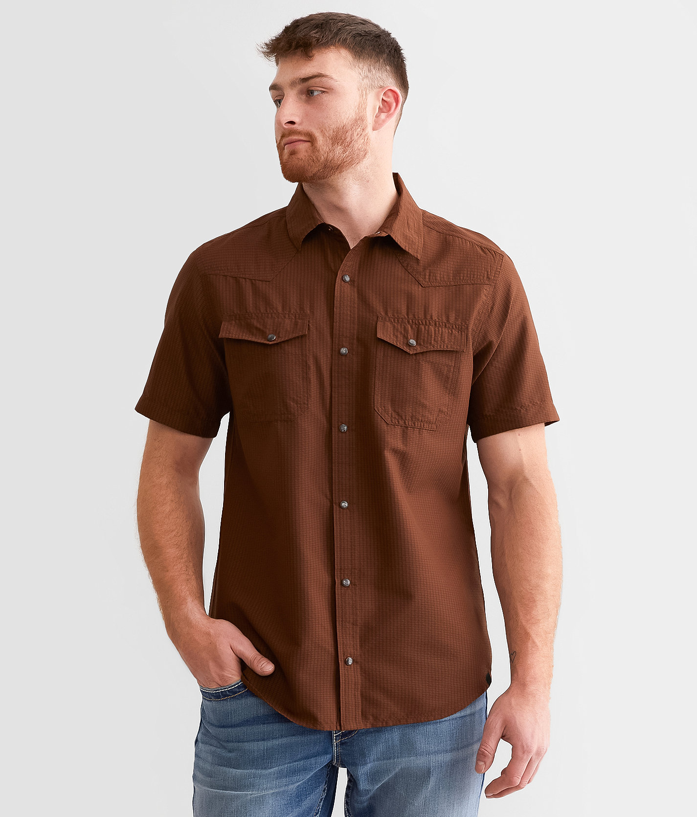 Gentry County Athletic Performance Shirt - Men's Shirts in Fudge