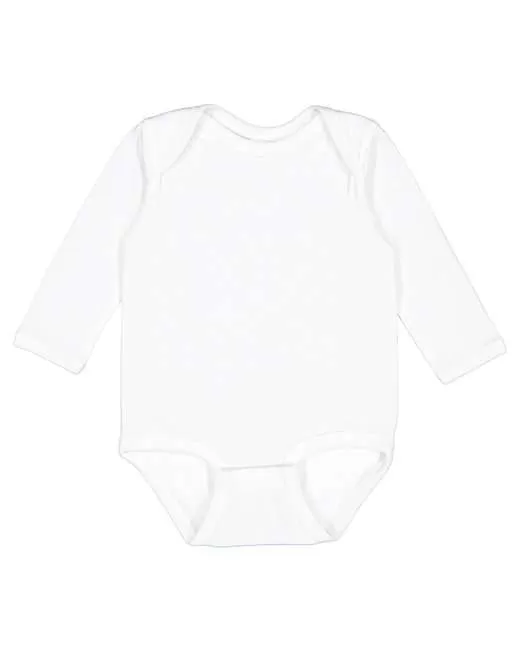 Rabbit Skins 4421RS Infant Long Sleeve Jersey Bodysuit
