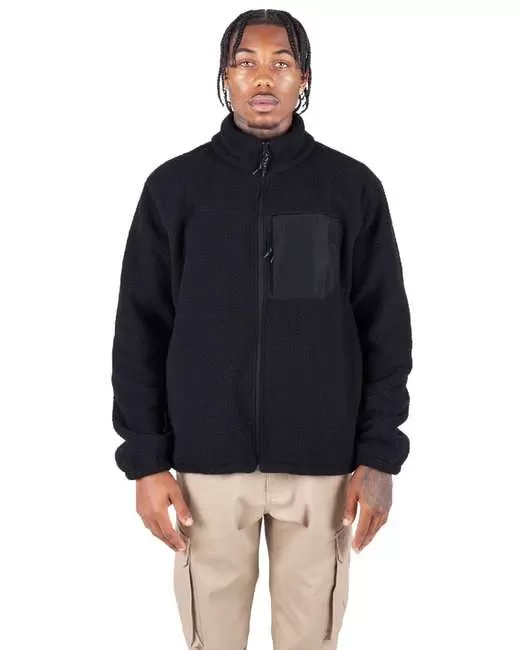 Shaka Wear SHSJ Men's Sherpa Jacket