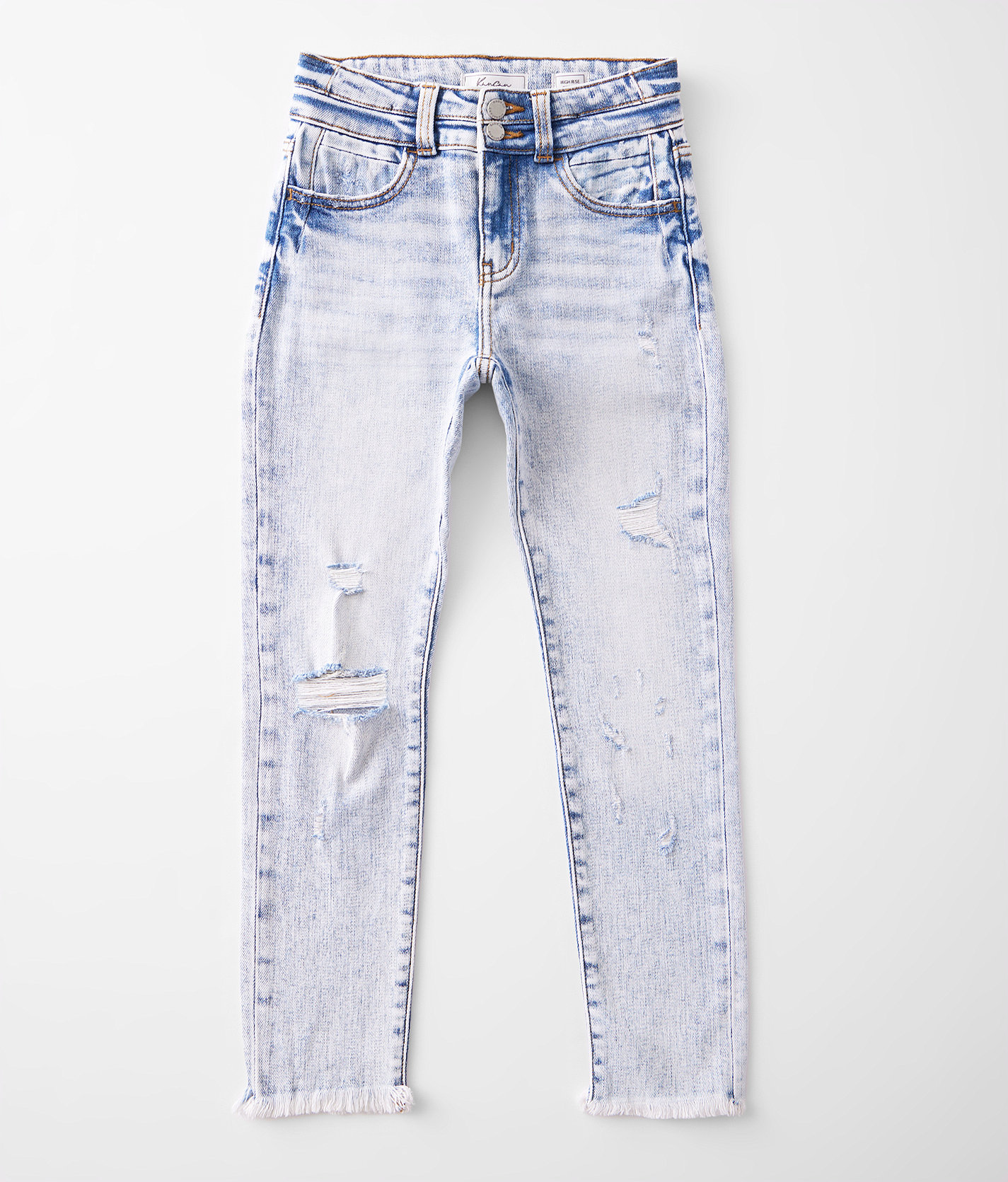 Girls - KanCan Signature High Rise Ankle Skinny Stretch Jean - Girl's Jeans in Mandy